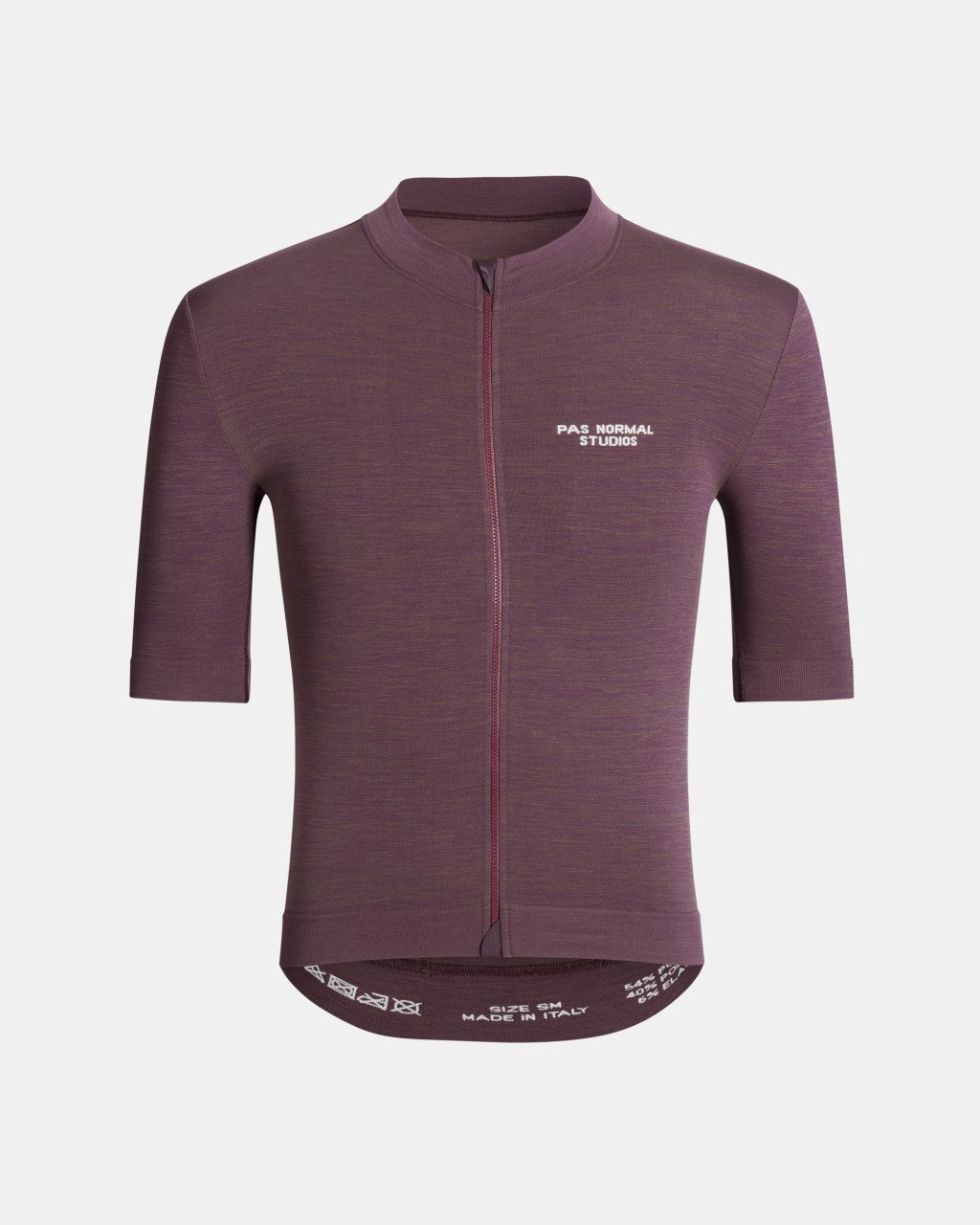 Maillot Corto Pas Normal Studios Escapism Knit en Dark Red, producto plano sobre fondo #Color_Dark Red