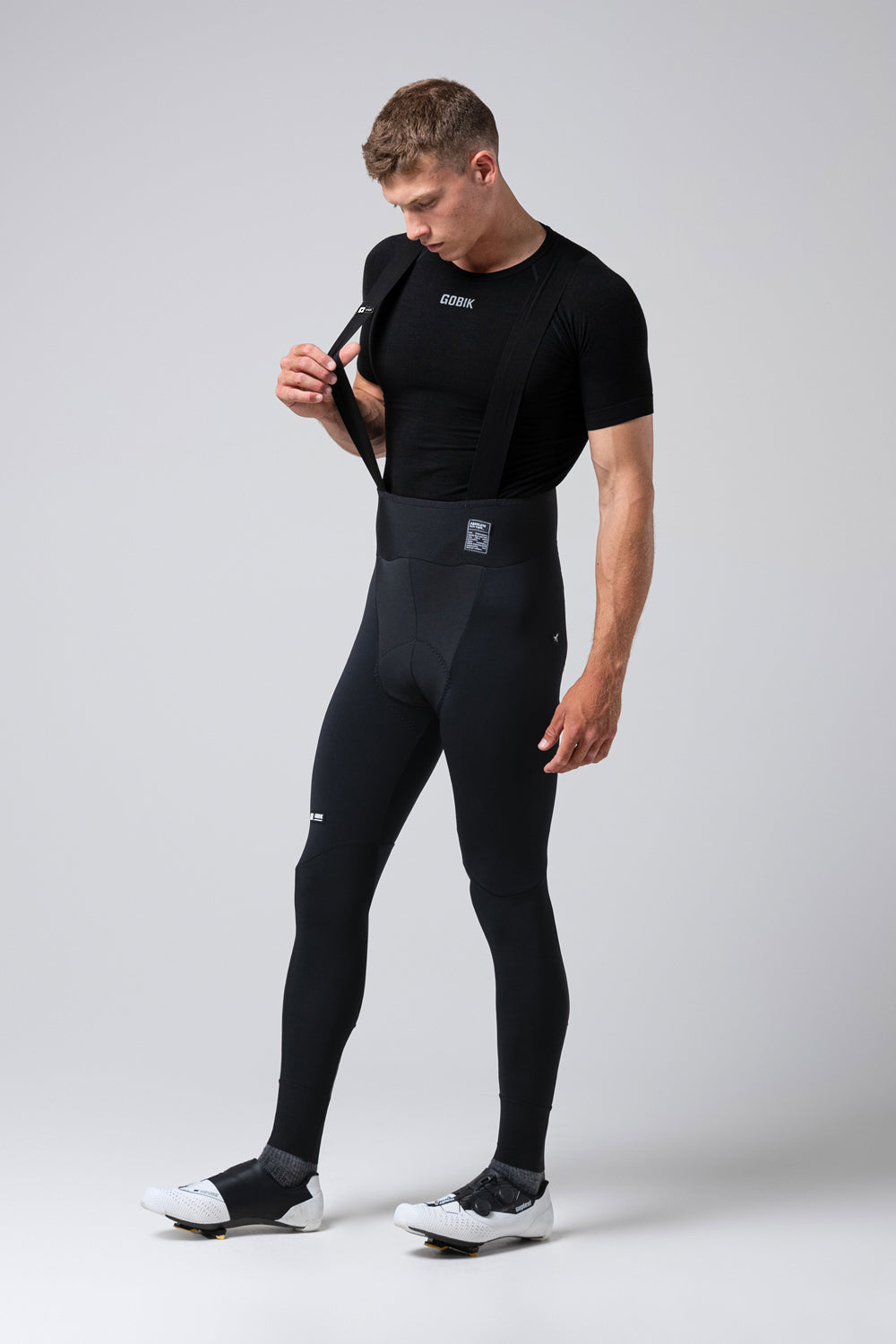 Culotte Largo Gobik Subzero en Ink Black, vista frontal sobre modelo #Color_Ink Black
