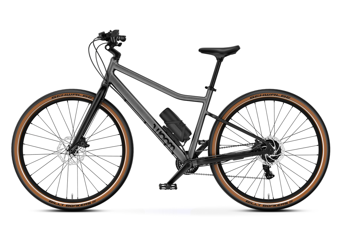Bicicleta Eléctrica Infantil woom EXPLORE e 6 en Gris grafito, detalle 3 #Color_Gris grafito