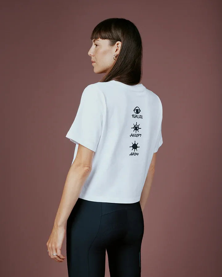 Camiseta Fingerscrossed Cropped Setting Off