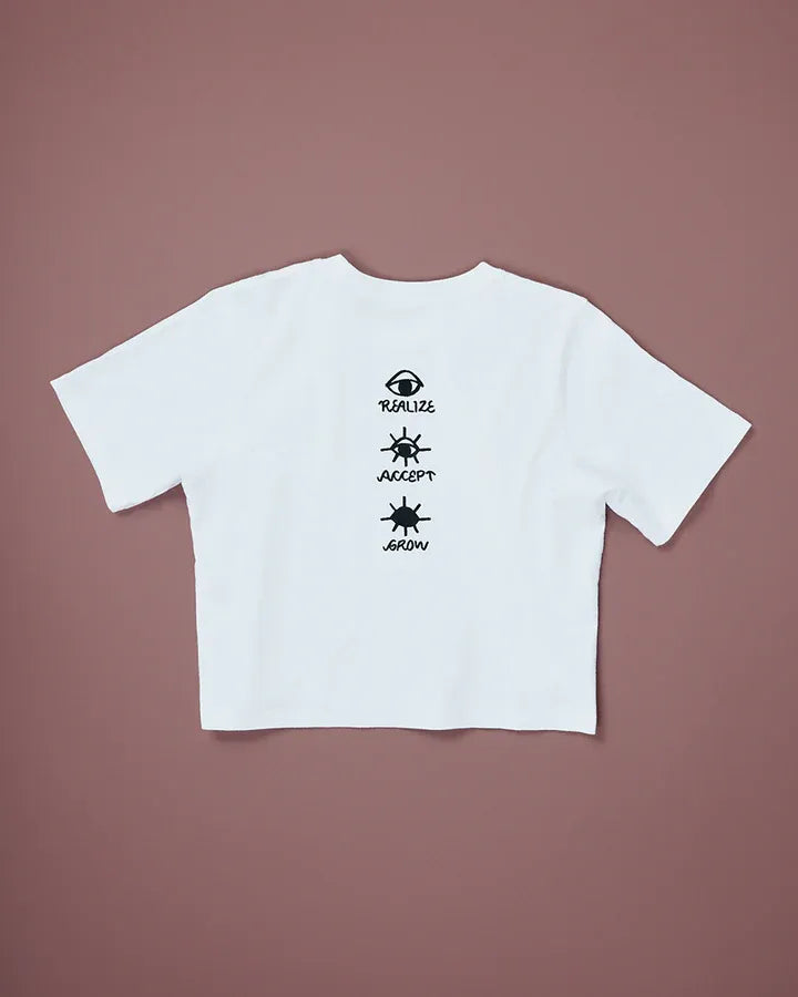 Camiseta Fingerscrossed Cropped Setting Off