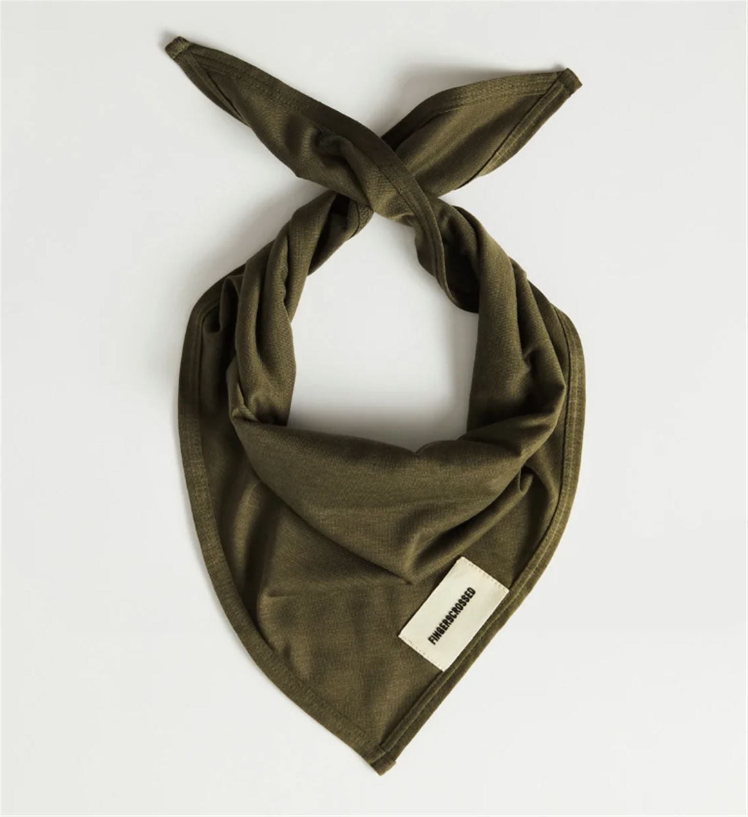 TRIANGLE SCARF OLIVE