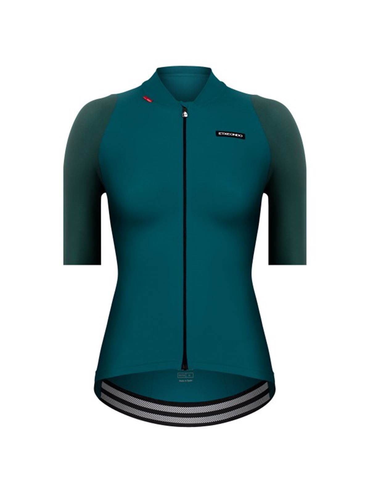 Maillot Corto Etxeondo Mujer Alda Verde Esmeralda