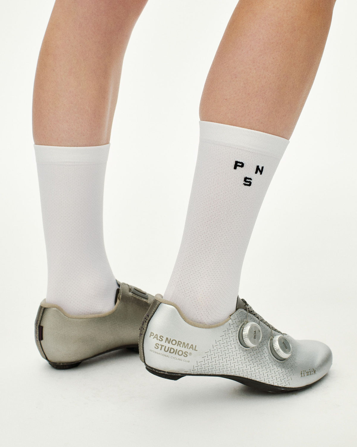 Race Socks White en uso #Color_White