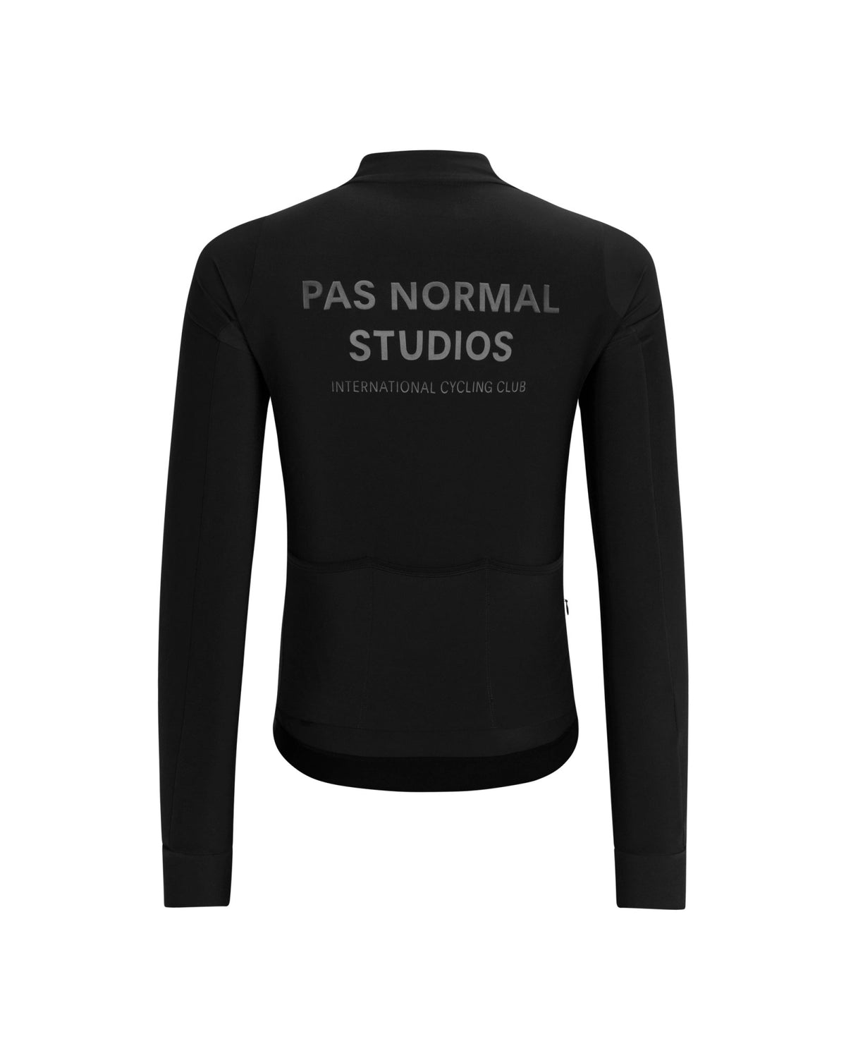 Maillot largo térmico Pas Normal Studios Mechanism Thermal en Black, vista trasera #Color_Black