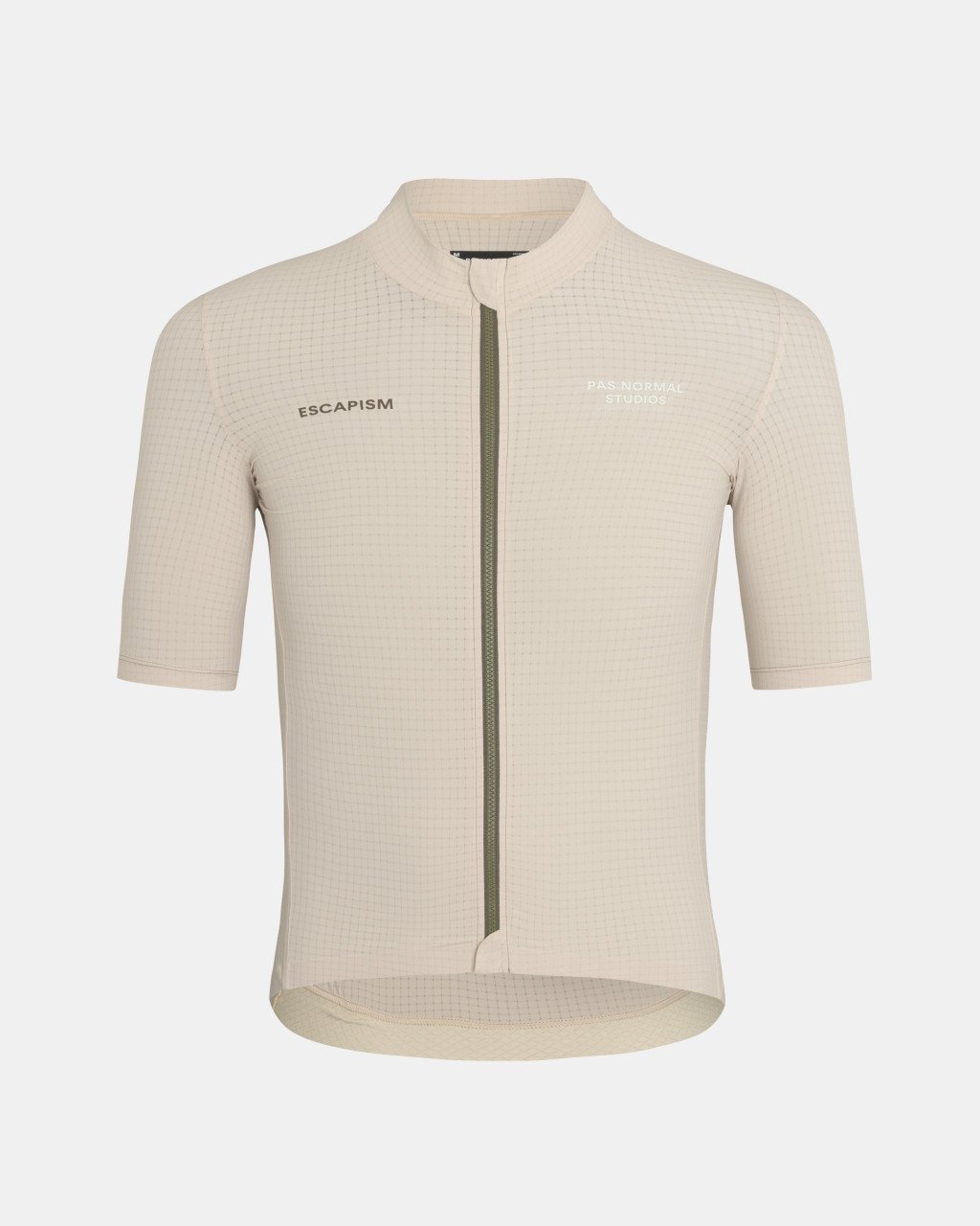 Maillot Corto Pas Normal Studios Escapism Light en Sand, producto plano sobre fondo #Color_Sand