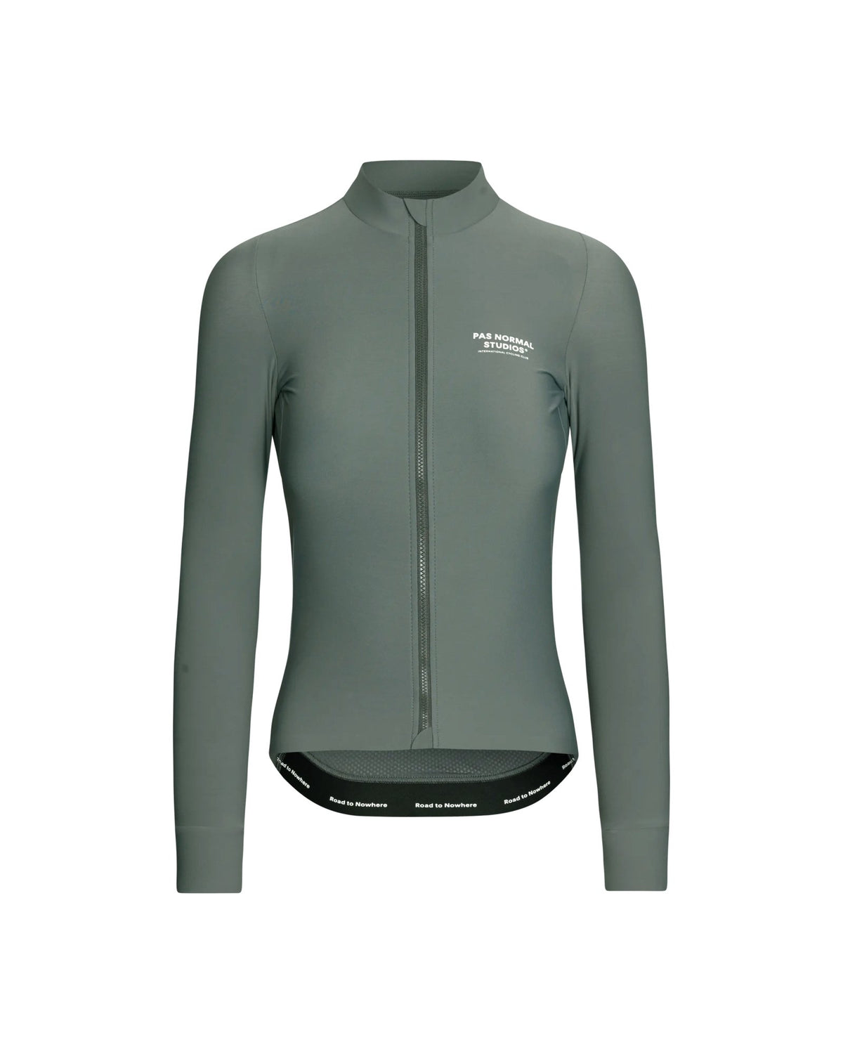 Maillot Largo Mujer Pas Normal Studios Mechanism en Dark Moss, vista frontal #Color_Dark Moss