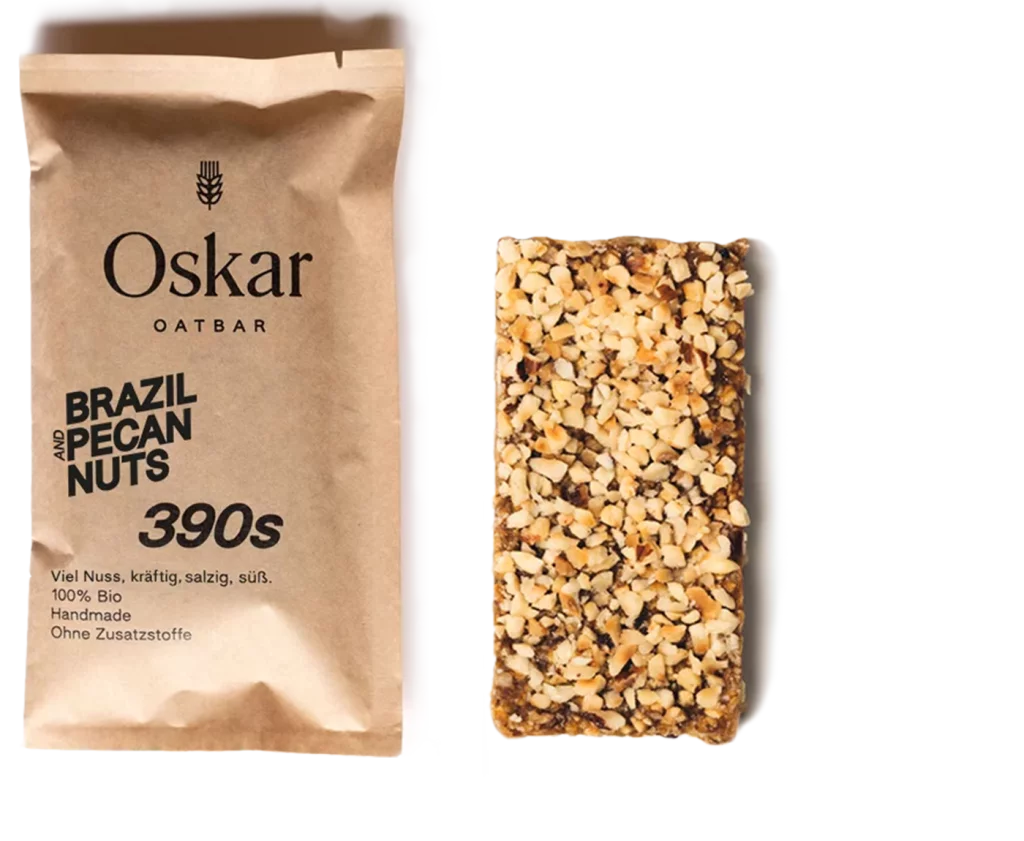 Barrita Oskar Oatbar 390s Brazil Pecan and Nuts