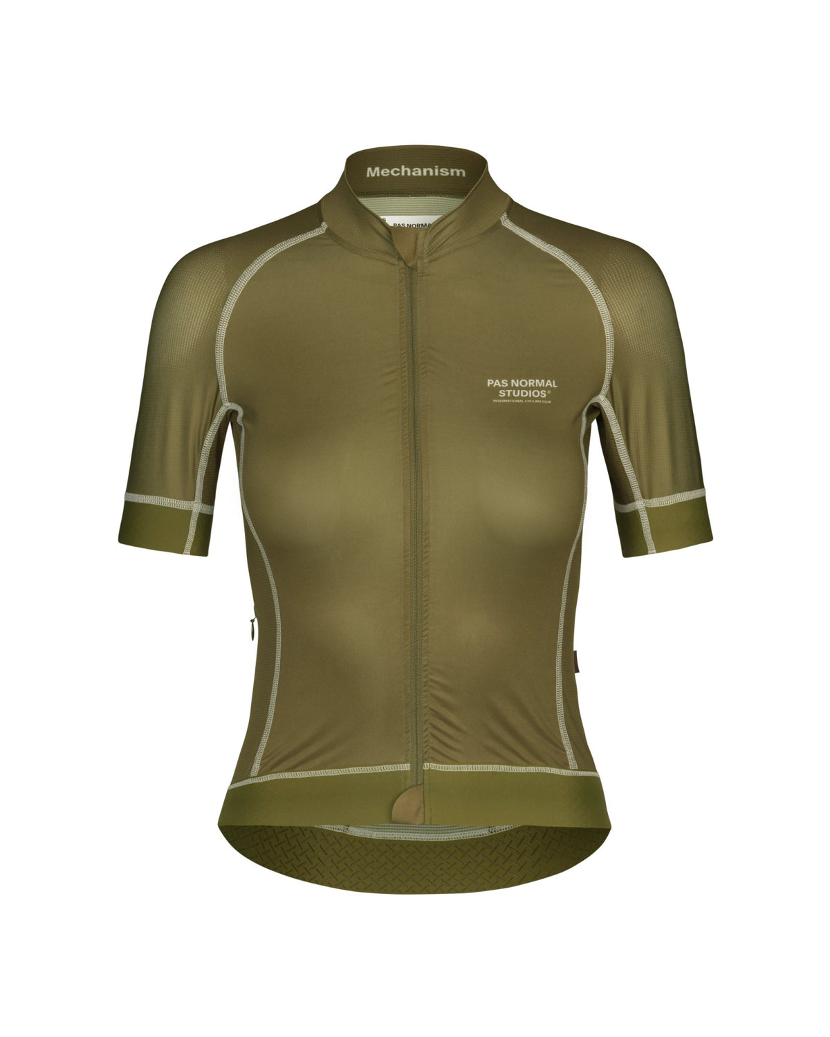 Maillot Corto Mujer Pas Normal Studios Mechanism en Deep Green, bodegón frontal #Color_Deep Green