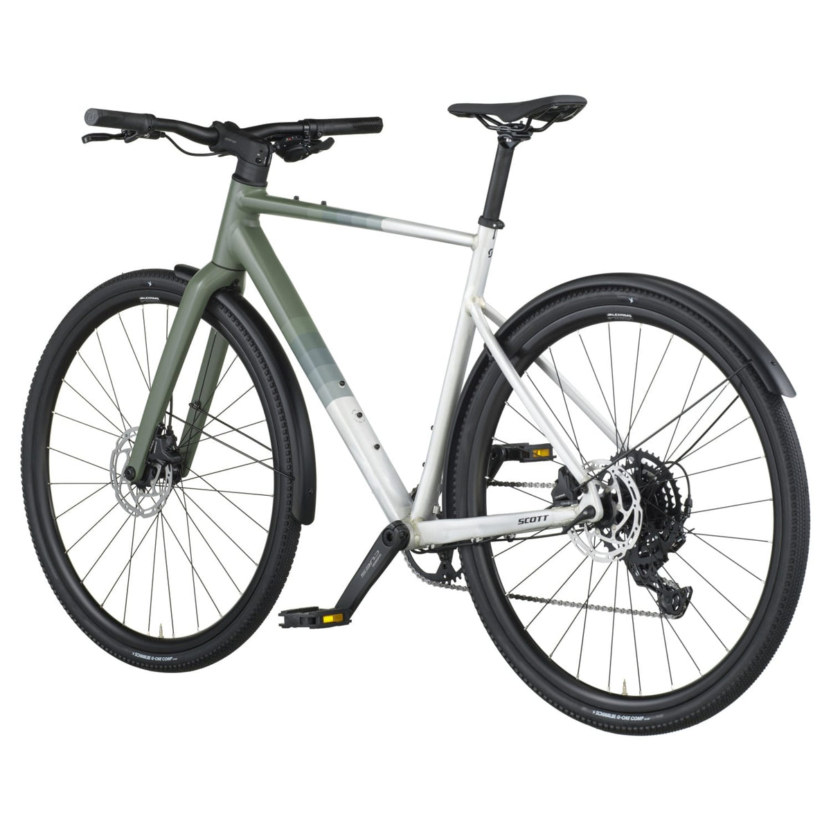 #Color_Alloy Silver/wenge Green