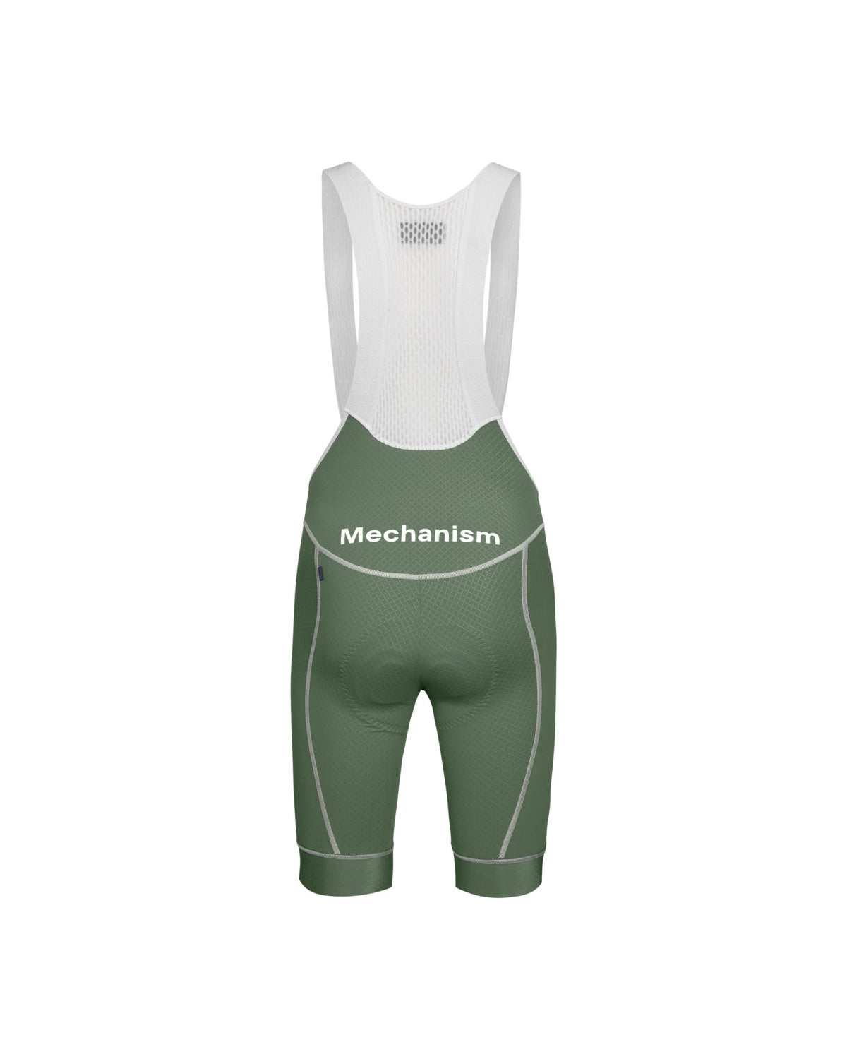 Culotte corto Pas Normal Studios Mechanism en Khaki Green, vista trasera de estudio #Color_Khaki Green