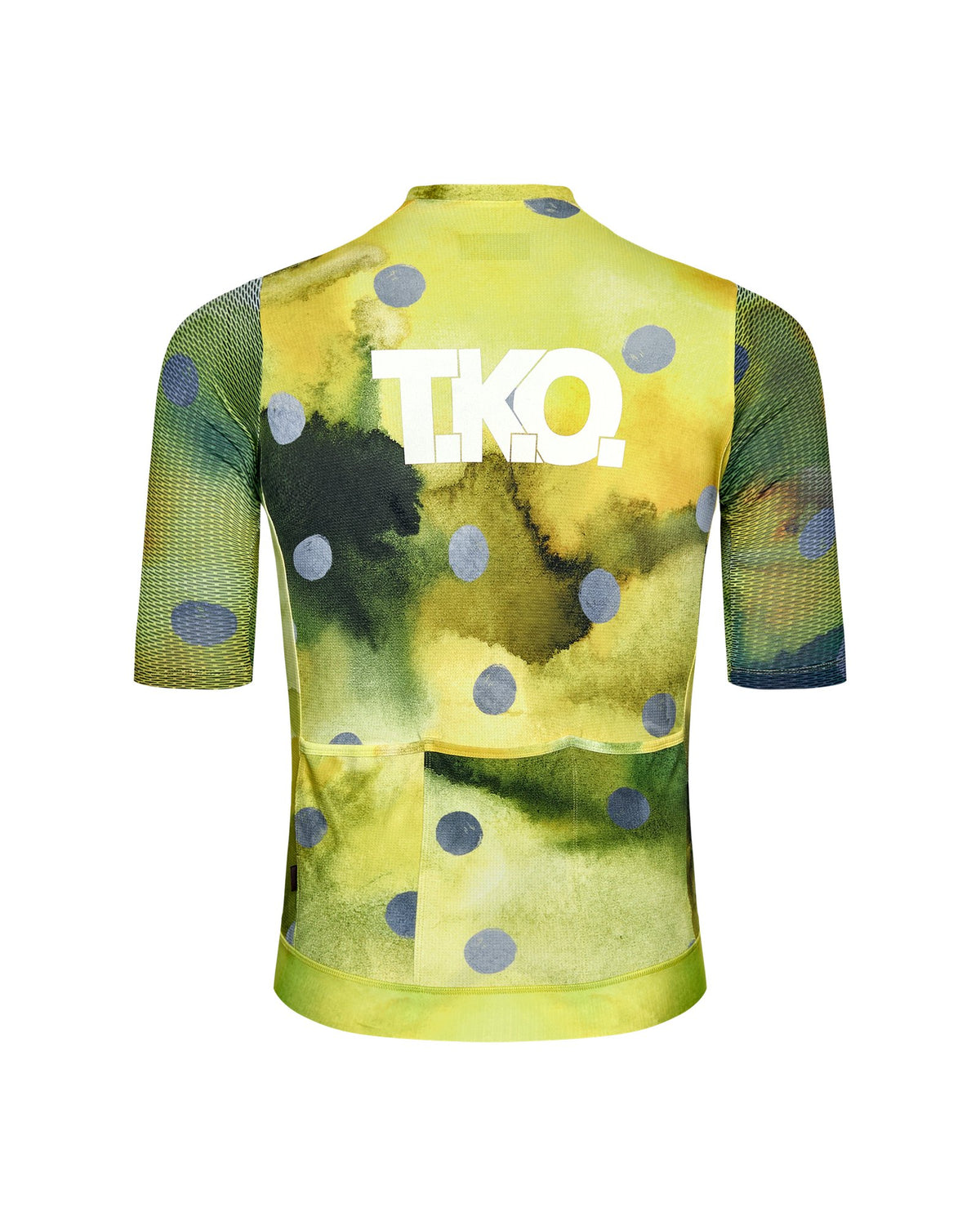 Maillot corto Pas Normal Studios T.K.O. Essential Light en T.K.O. Yellow, vista trasera #Color_T.K.O. Yellow