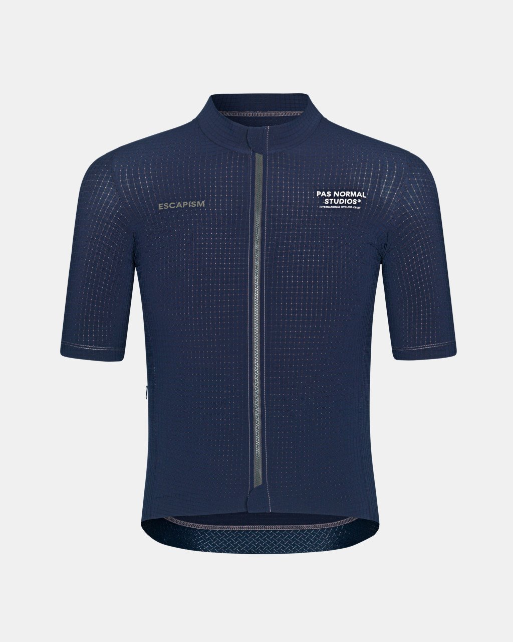 Maillot Corto Pas Normal Studios Escapism Light en Night Blue, producto plano sobre fondo #Color_Night Blue