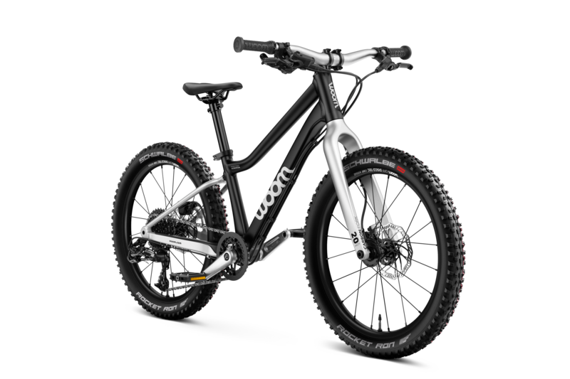 Bicicleta de Montaña Infantil woom OFF 4 en Negro, perspectiva #Color_Negro