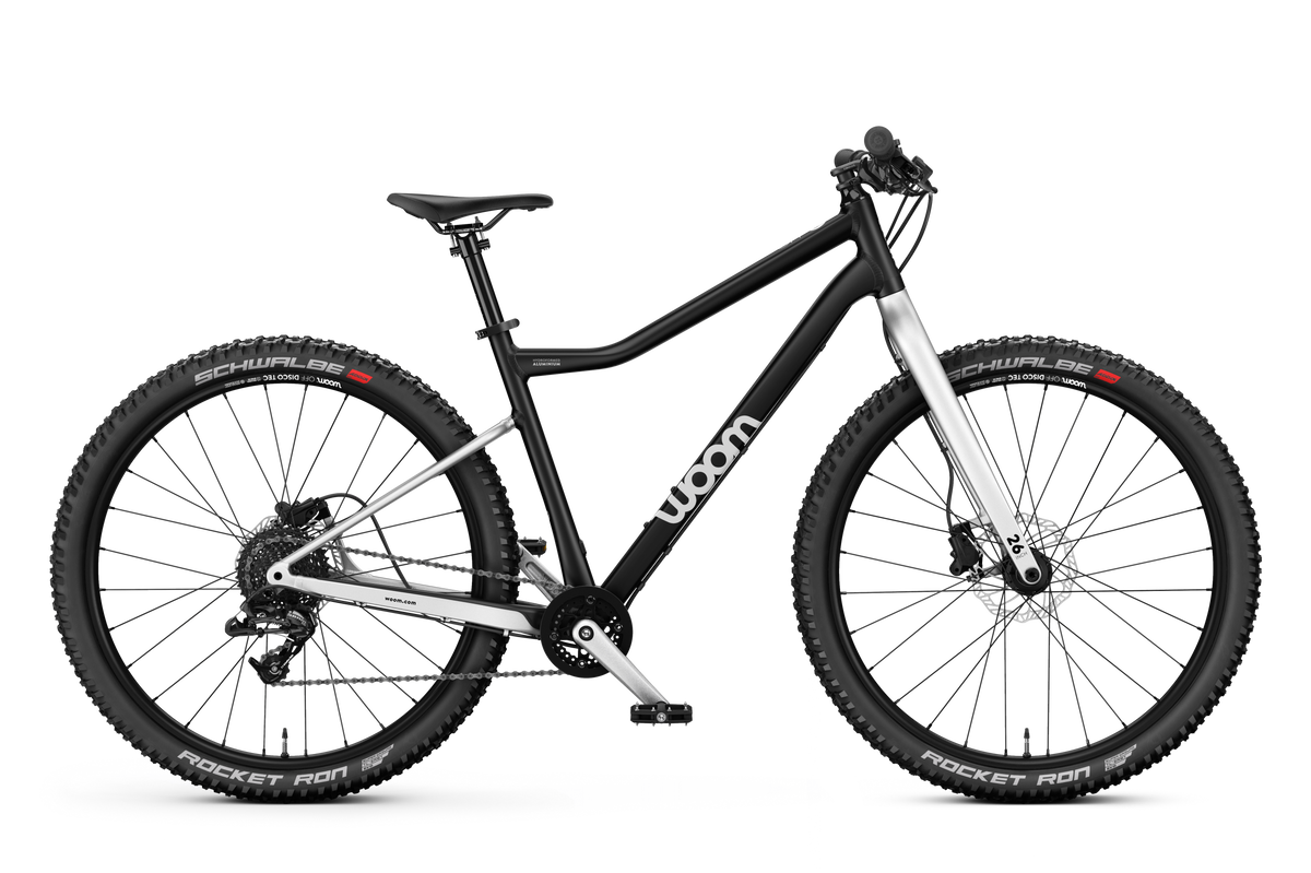 Bicicleta de Montaña Infantil woom OFF 6 en Negro, lateral #Color_Negro