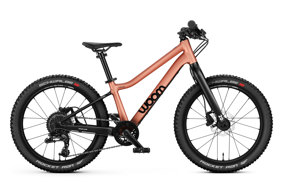 Bicicleta de Montaña Infantil woom OFF 4 en Cobre terra, lateral #Color_Cobre terra