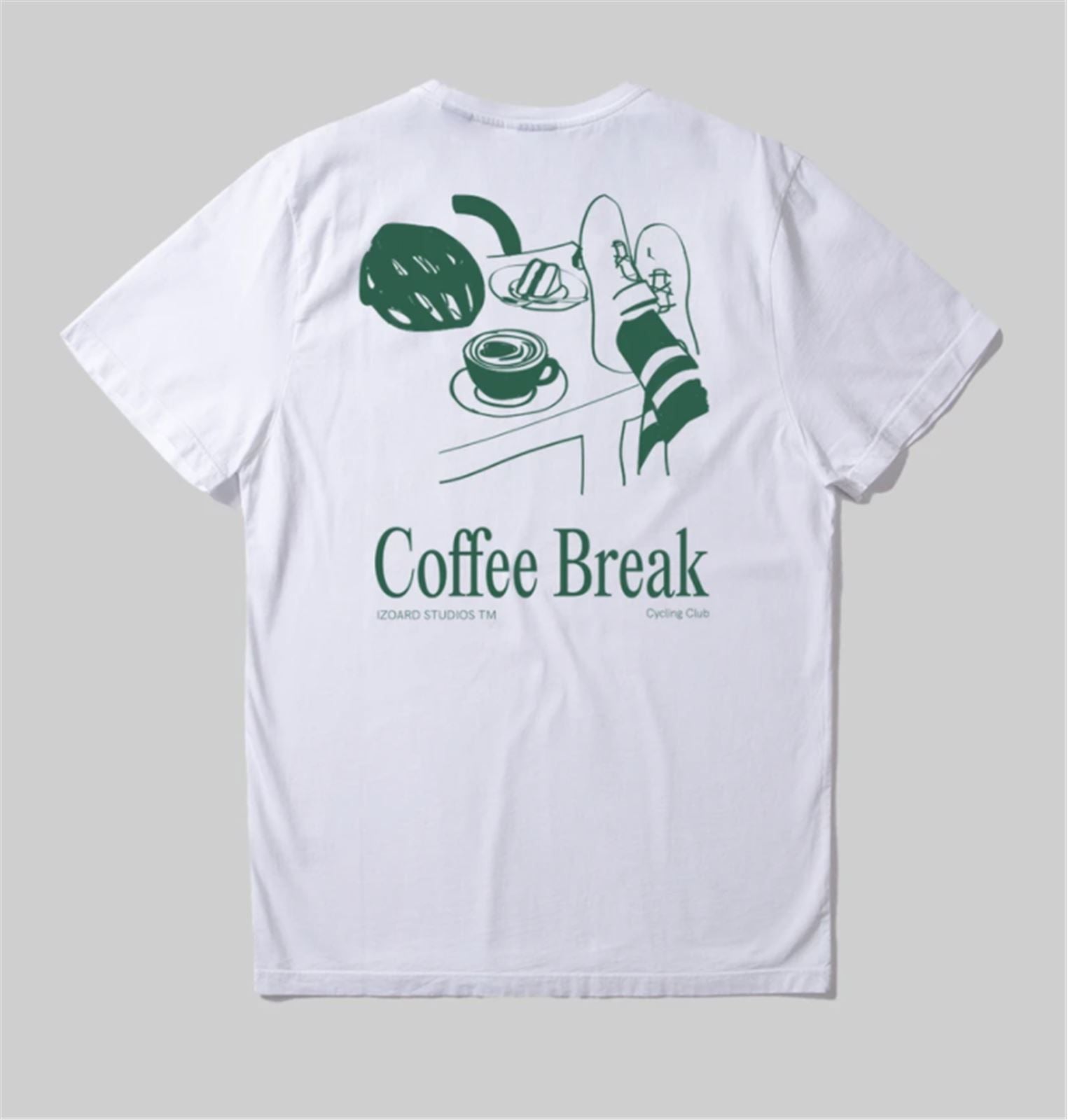 Camiseta Izoard Coffee Break white