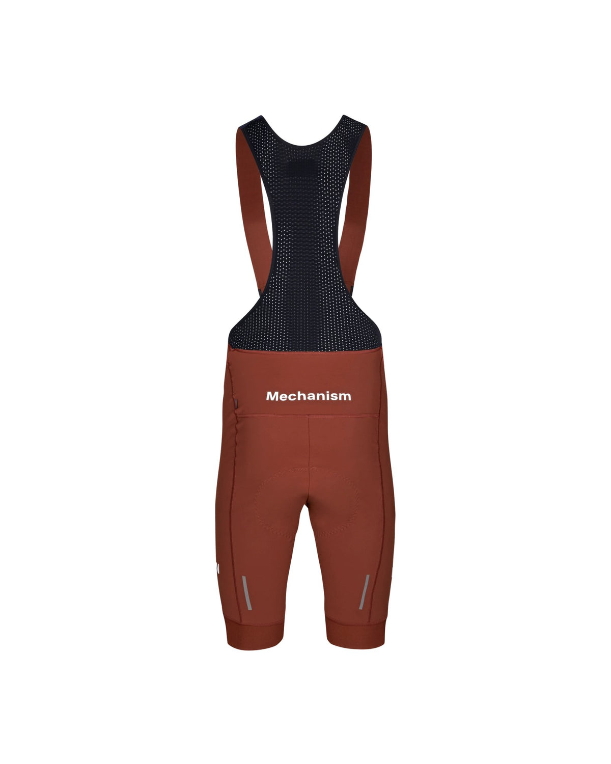 Culotte corto Pas Normal Studios Mechanism Deep Winter en Mahogany, vista trasera de estudio #Color_Mahogany