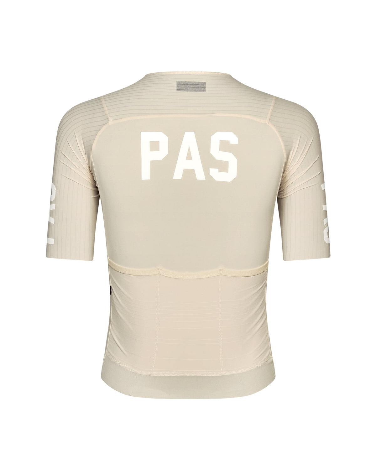 Maillot corto Pas Normal Studios PAS Mechanism Pro en Cream, vista trasera #Color_Cream