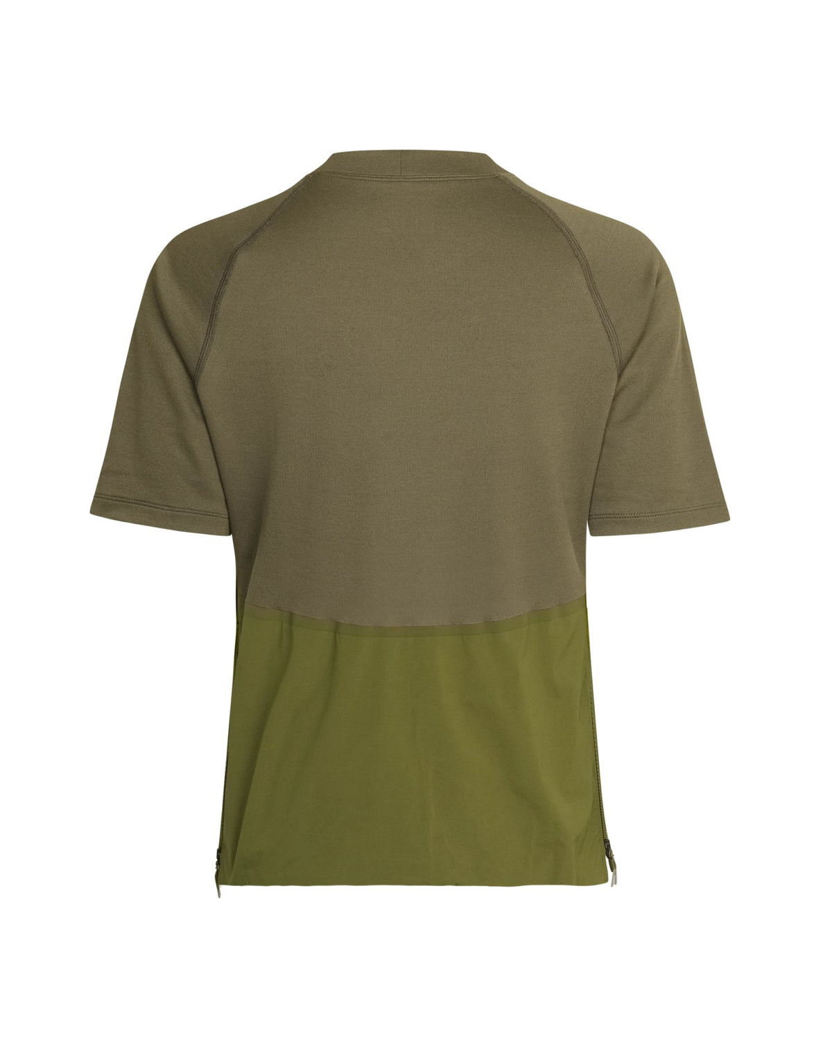 Camiseta técnica corta de mujer Pas Normal Studios Escapism en Earth, vista trasera #Color_Earth