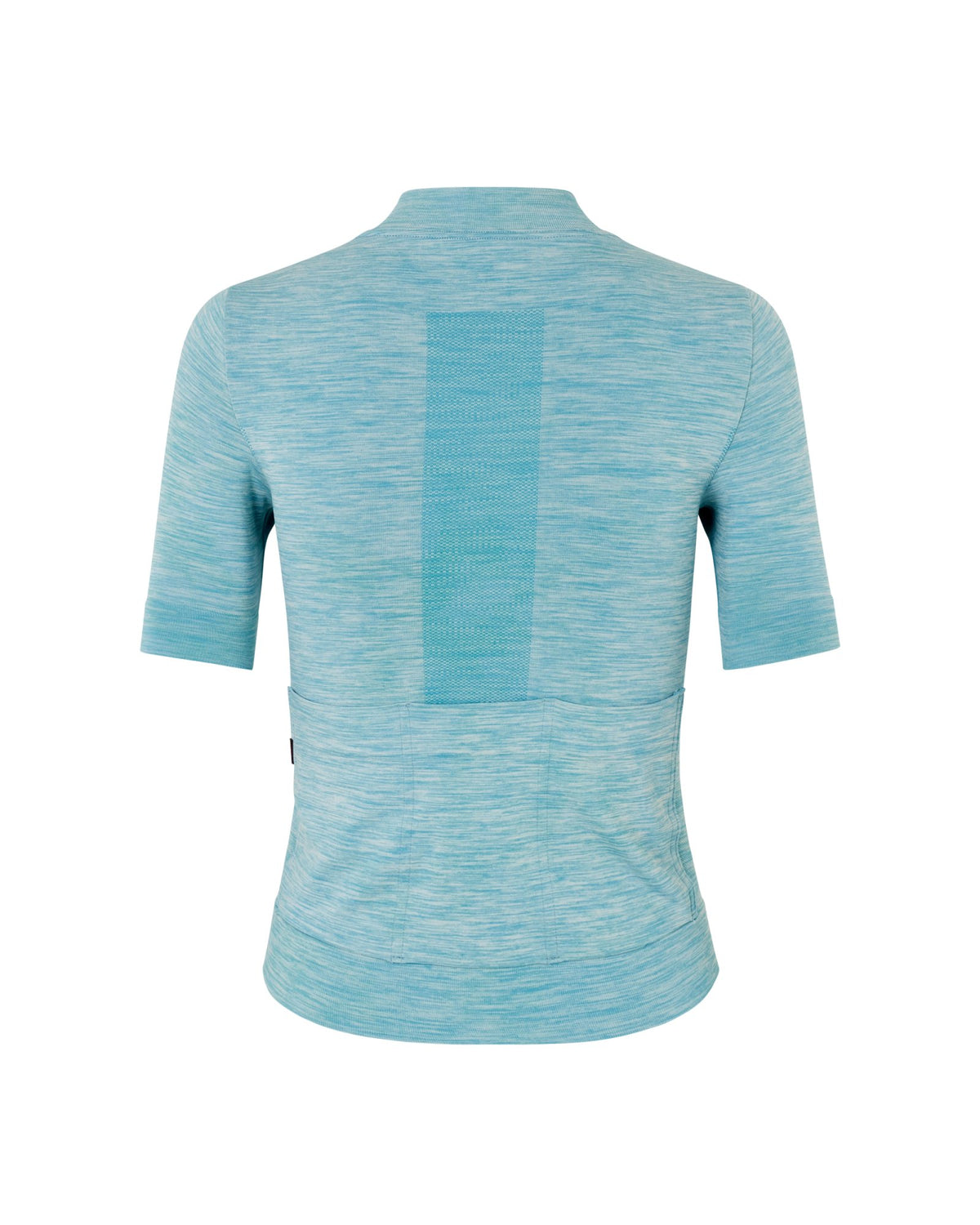Maillot corto de mujer Pas Normal Studios Escapism Knit en Blue, vista trasera #Color_Blue