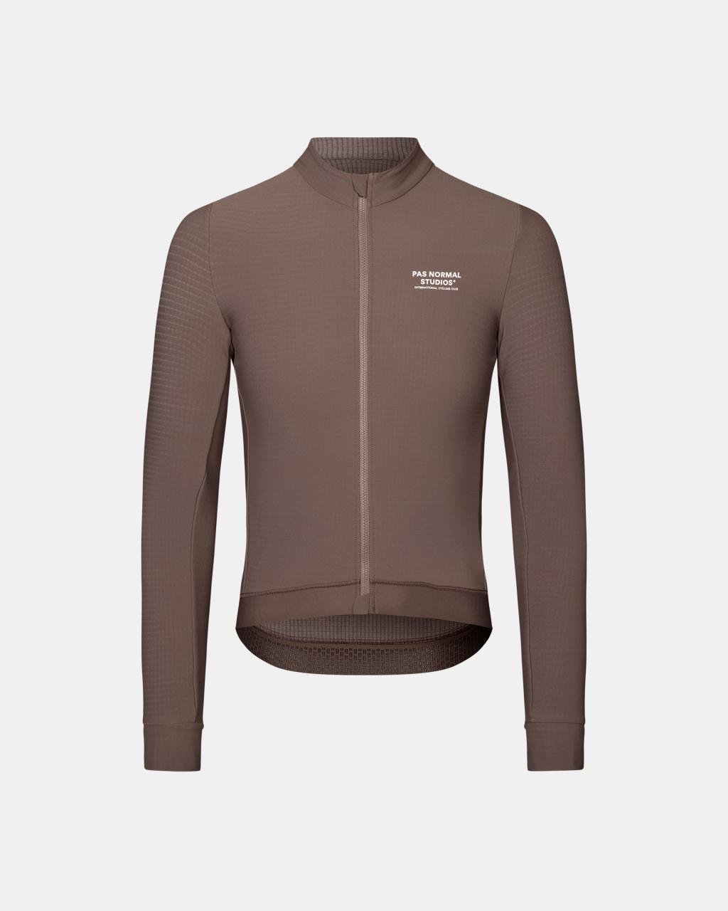 Maillot Largo Pas Normal Studios Essential en Dusty Plum, producto plano sobre fondo #Color_Dusty Plum