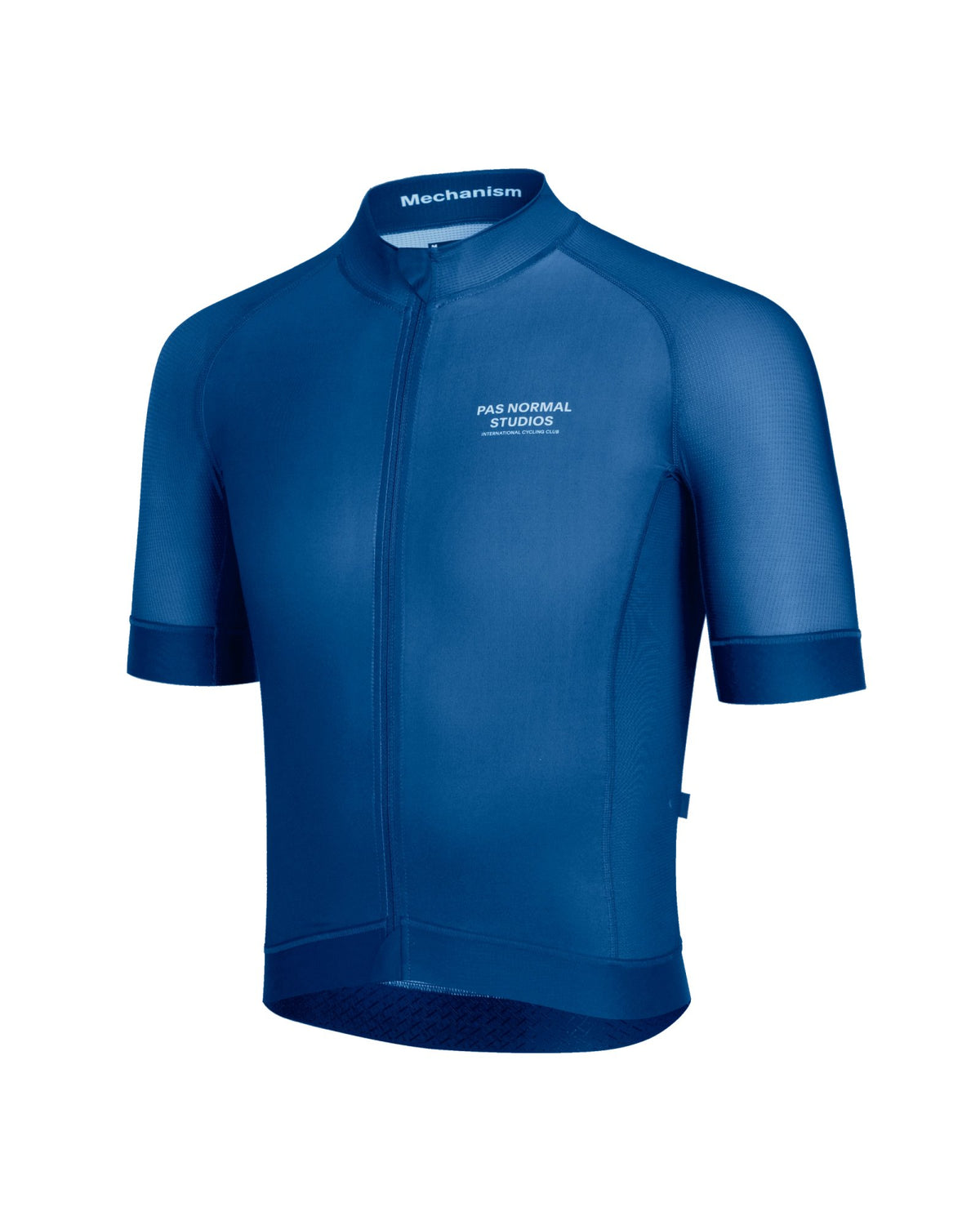 Maillot Corto Pas Normal Studios Mechanism en Dark Blue, producto plano por detrás #Color_Dark Blue