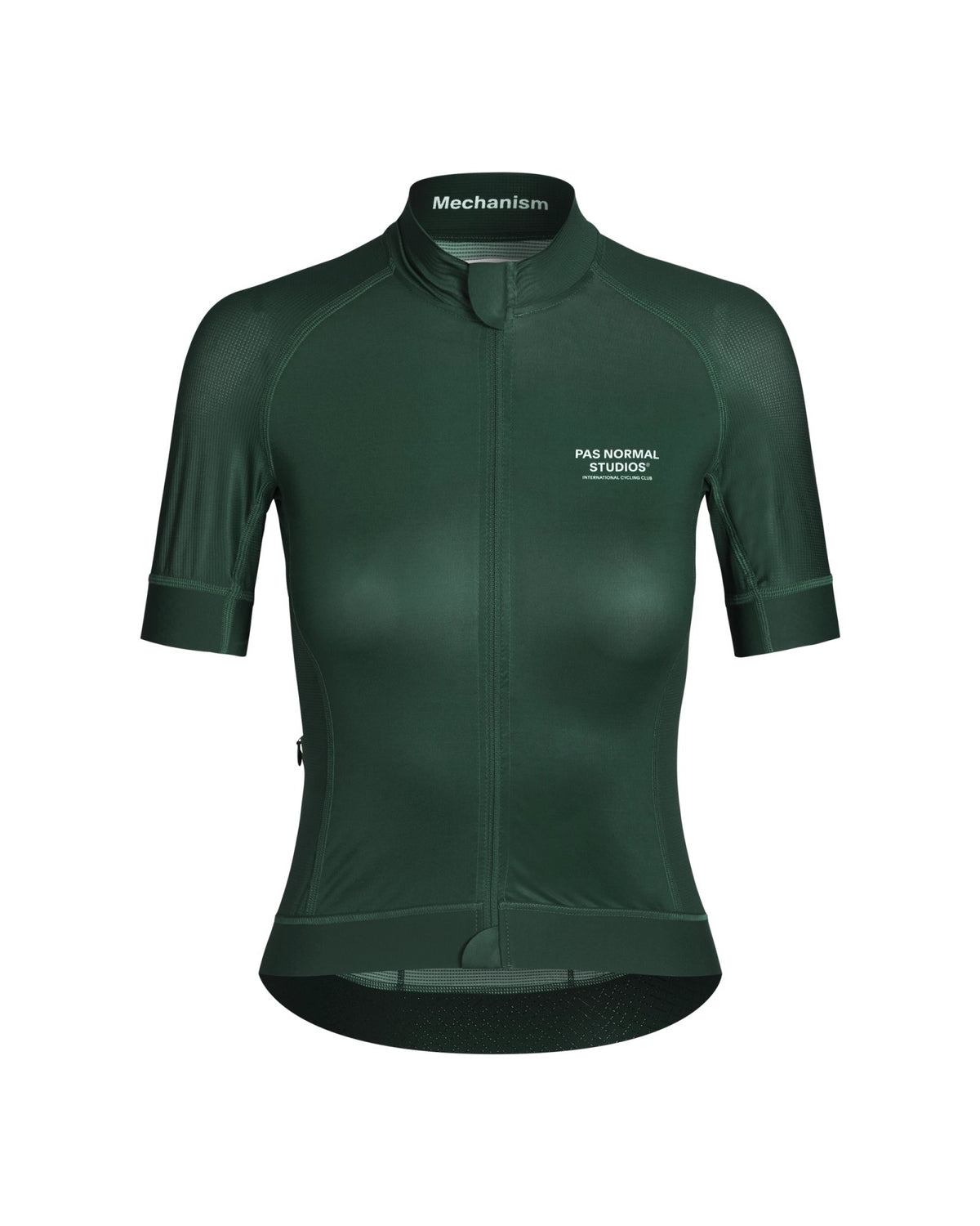 Maillot Corto Mujer Pas Normal Studios Mechanism en Dark Green, bodegón frontal #Color_Dark Green