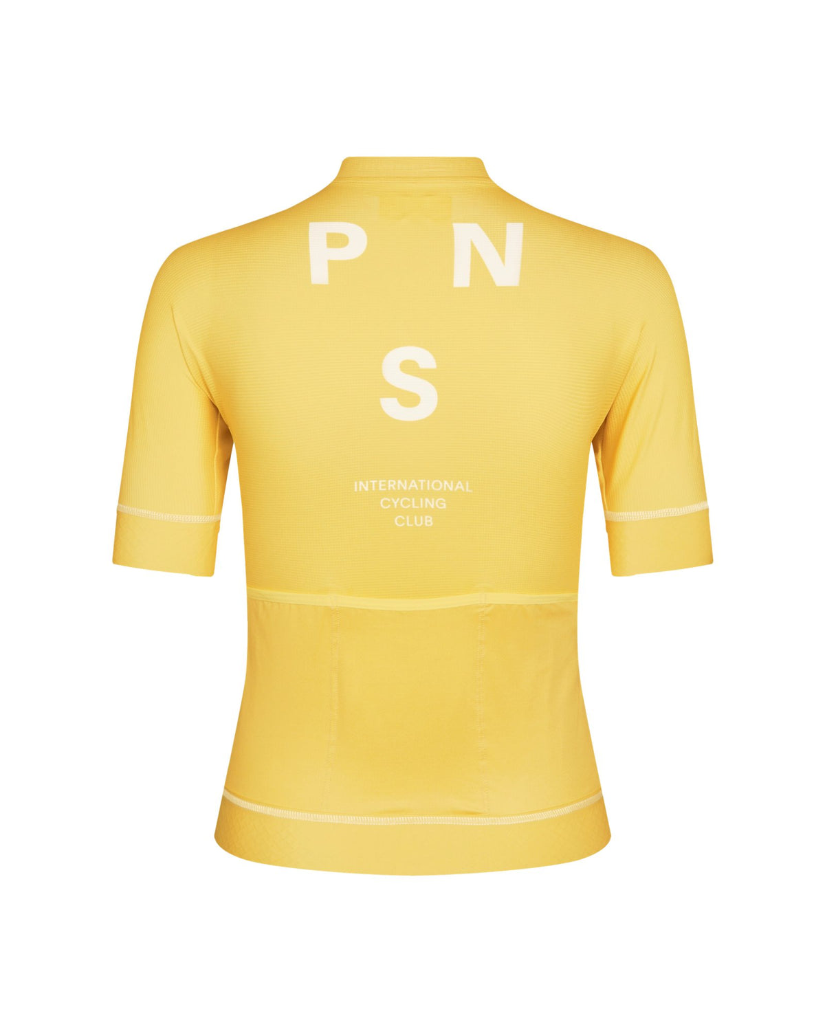 Maillot Corto Mujer Pas Normal Studios Mechanism en Dusty Yellow, bodegón trasero #Color_Dusty Yellow