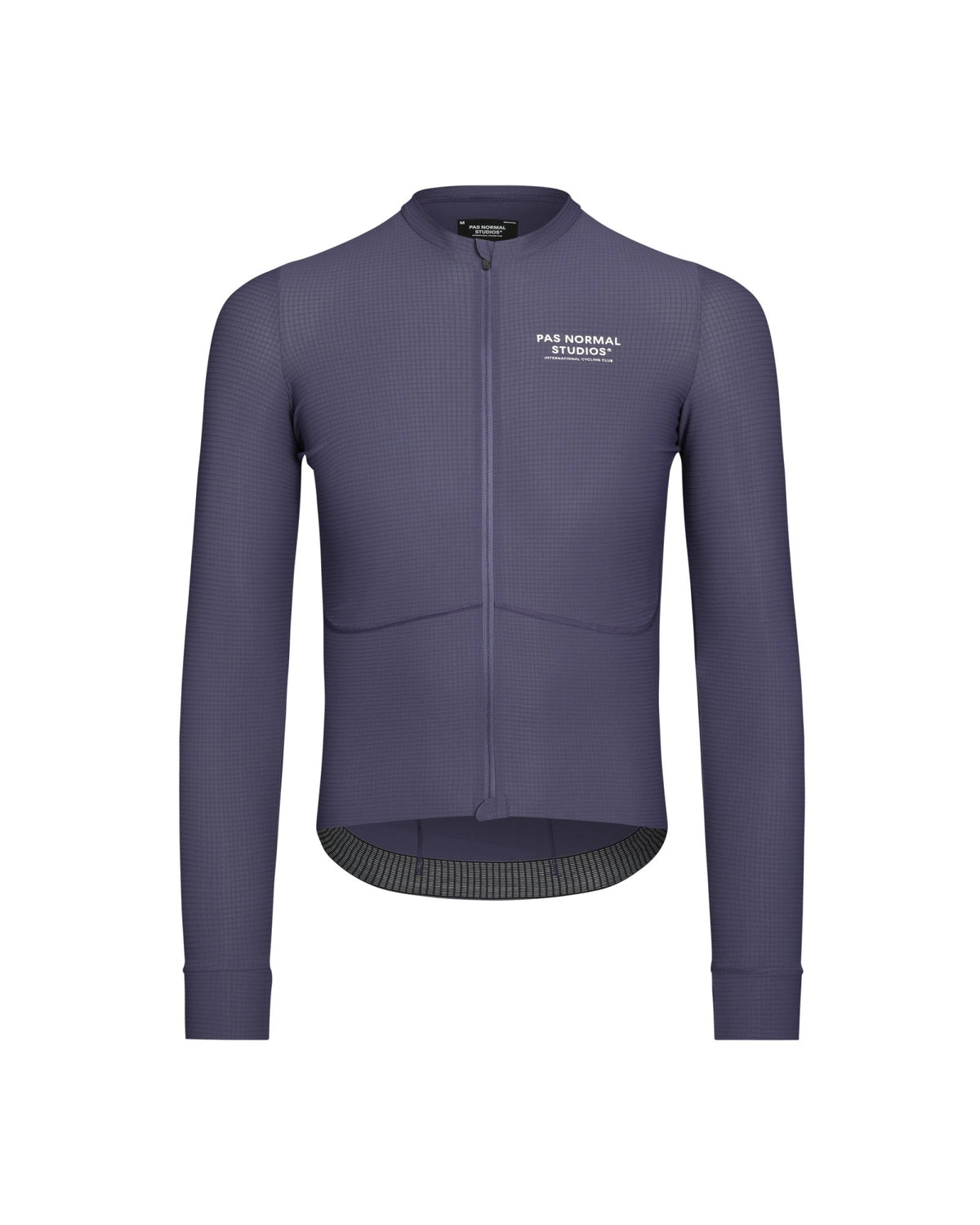 Maillot largo Pas Normal Studios Mechanism Pro en Iron Grey, vista frontal #Color_Iron Grey