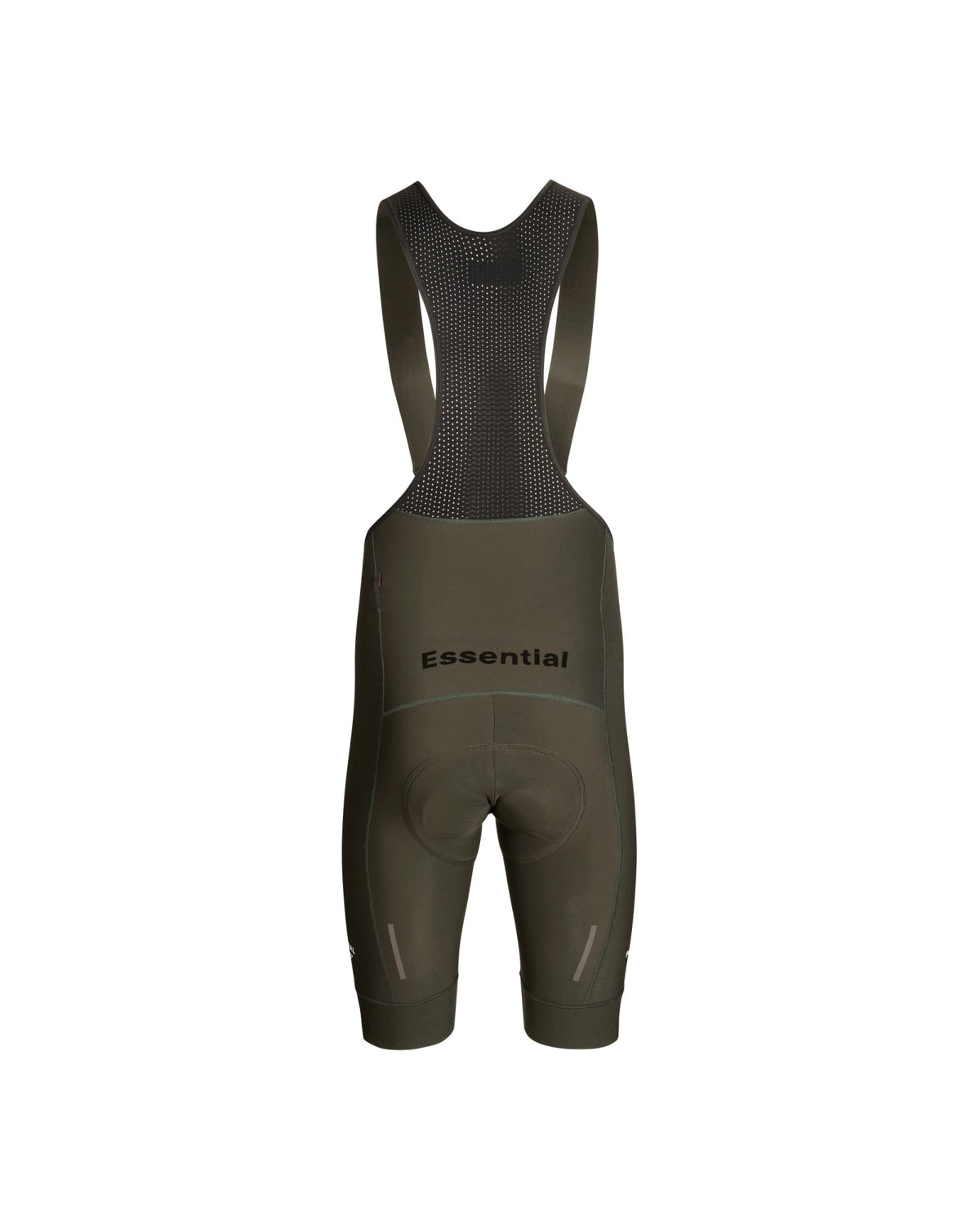 Culotte corto Pas Normal Studios Essential Thermal en Dark Olive, vista trasera de estudio #Color_Dark Olive