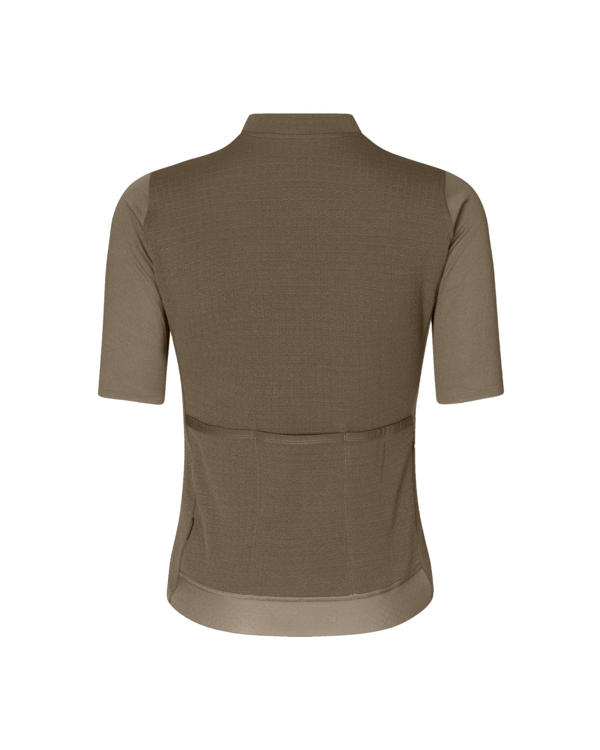 Maillot corto de mujer Pas Normal Studios Escapism Wool en Dark Stone, vista trasera #Color_Dark Stone