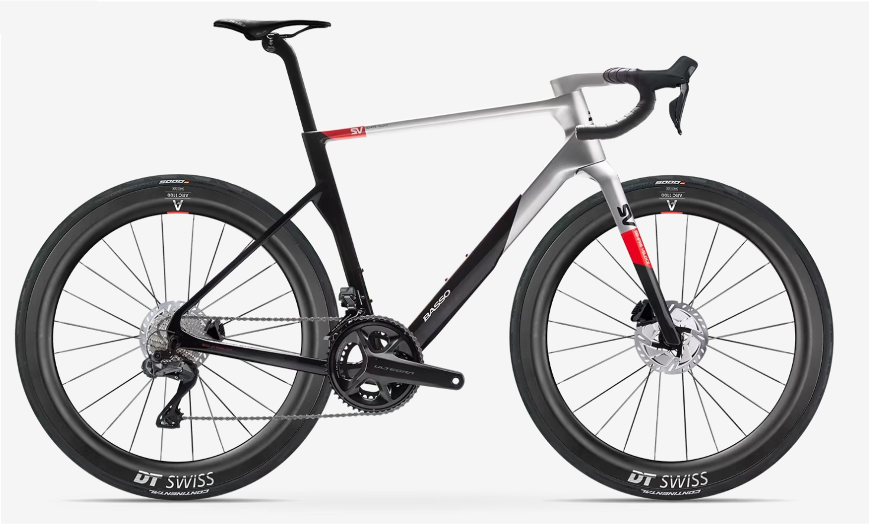 Basso SV Shimano Ultegra 8170 Di2 Bike + DT Swiss ARC 1100 Dicut DB Wheels