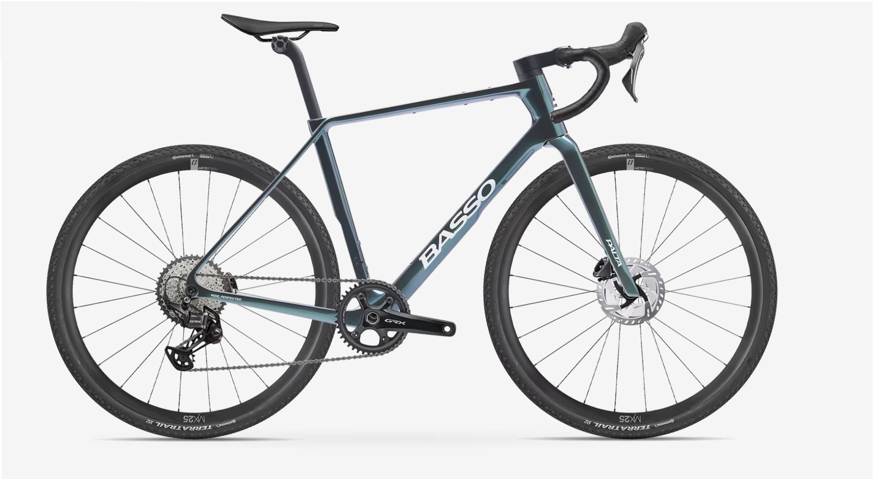 Bicicleta Basso Palta III Shimano GRX 820 1x12+Ruedas Microtech MX25