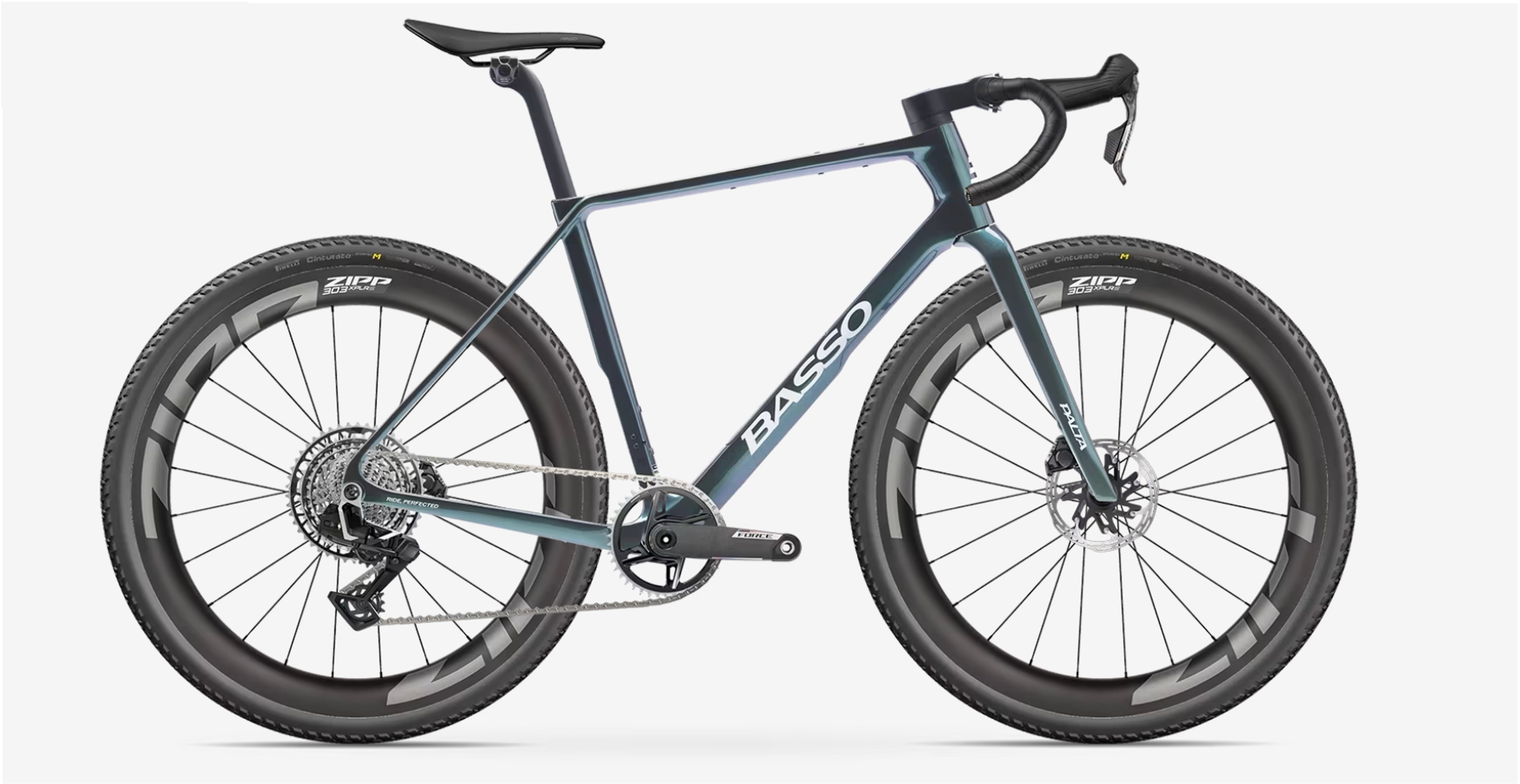 Bicicleta Basso Palta III Sram Force XPLR AXS + Ruedas Zipp 303 XPLR S