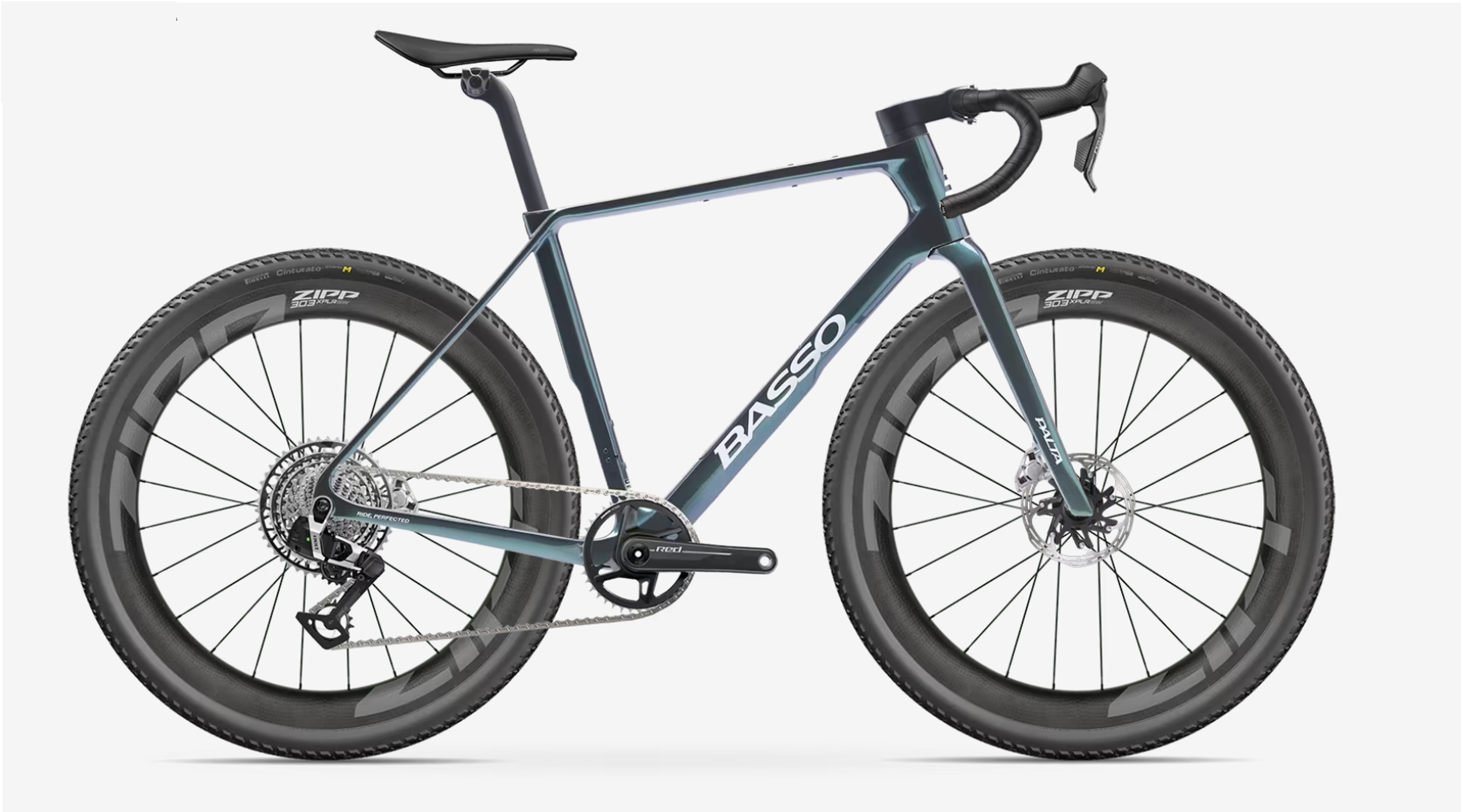 Bicicleta Basso Palta III Sram Red XPLR AXS + Ruedas Zipp 303 XPLR SW