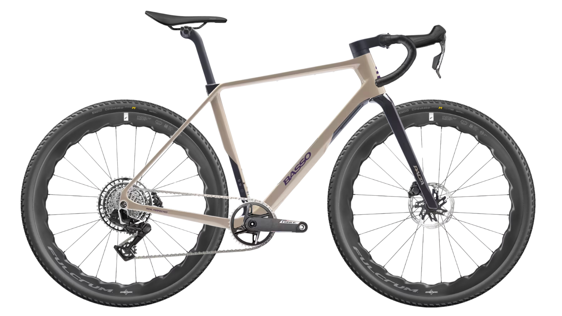 Basso Palta III Sram Force XPLR AXS Bicycle + Zipp 303 XPLR S Wheels