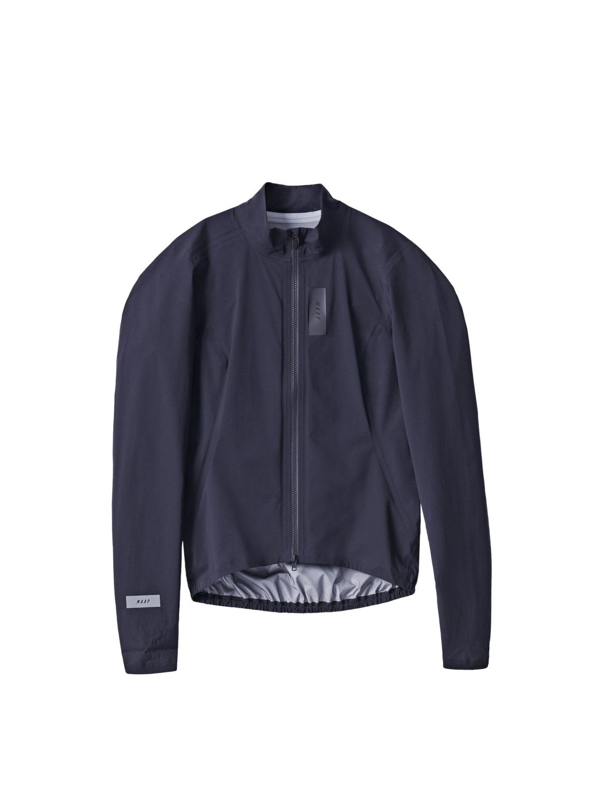 Chaqueta MAAP Women's Atmos Jacket en Black, producto plano sobre fondo #Color_Black
