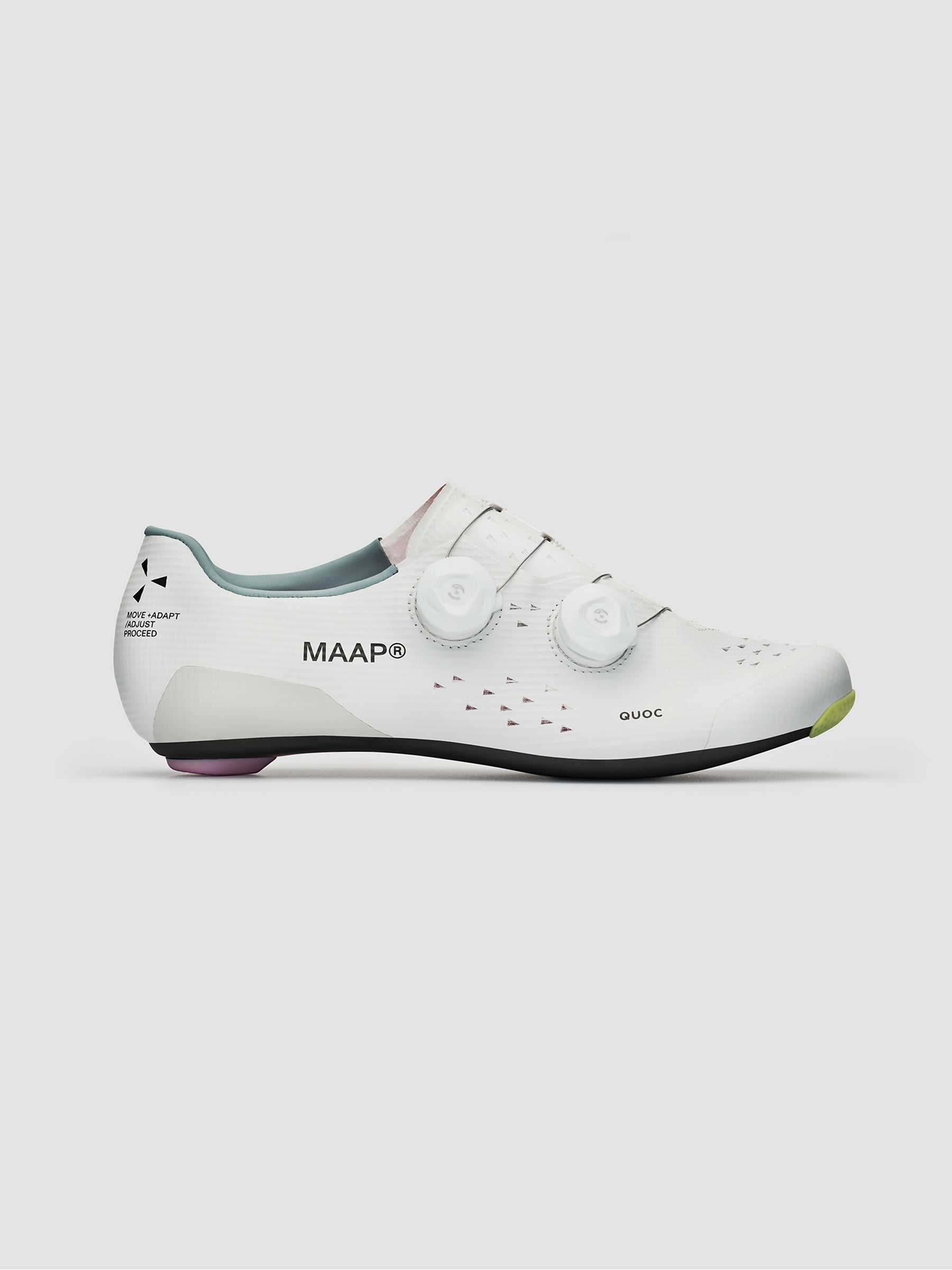 Zapatillas MAAP x QUOC M3 Pro en White, imagen principal #Color_White