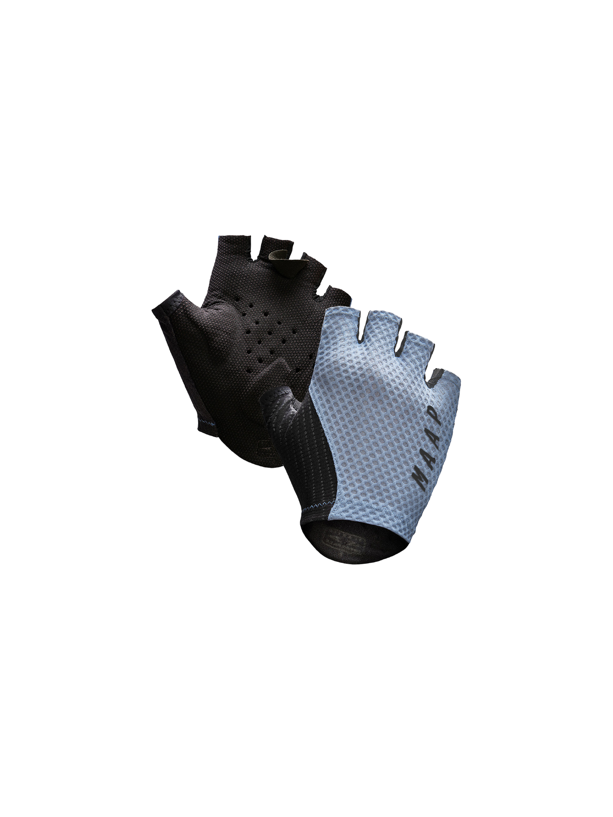 Guantes cortos MAAP Pro Race Mitt en Galaxy Blue, producto plano sobre fondo #Color_Galaxy Blue