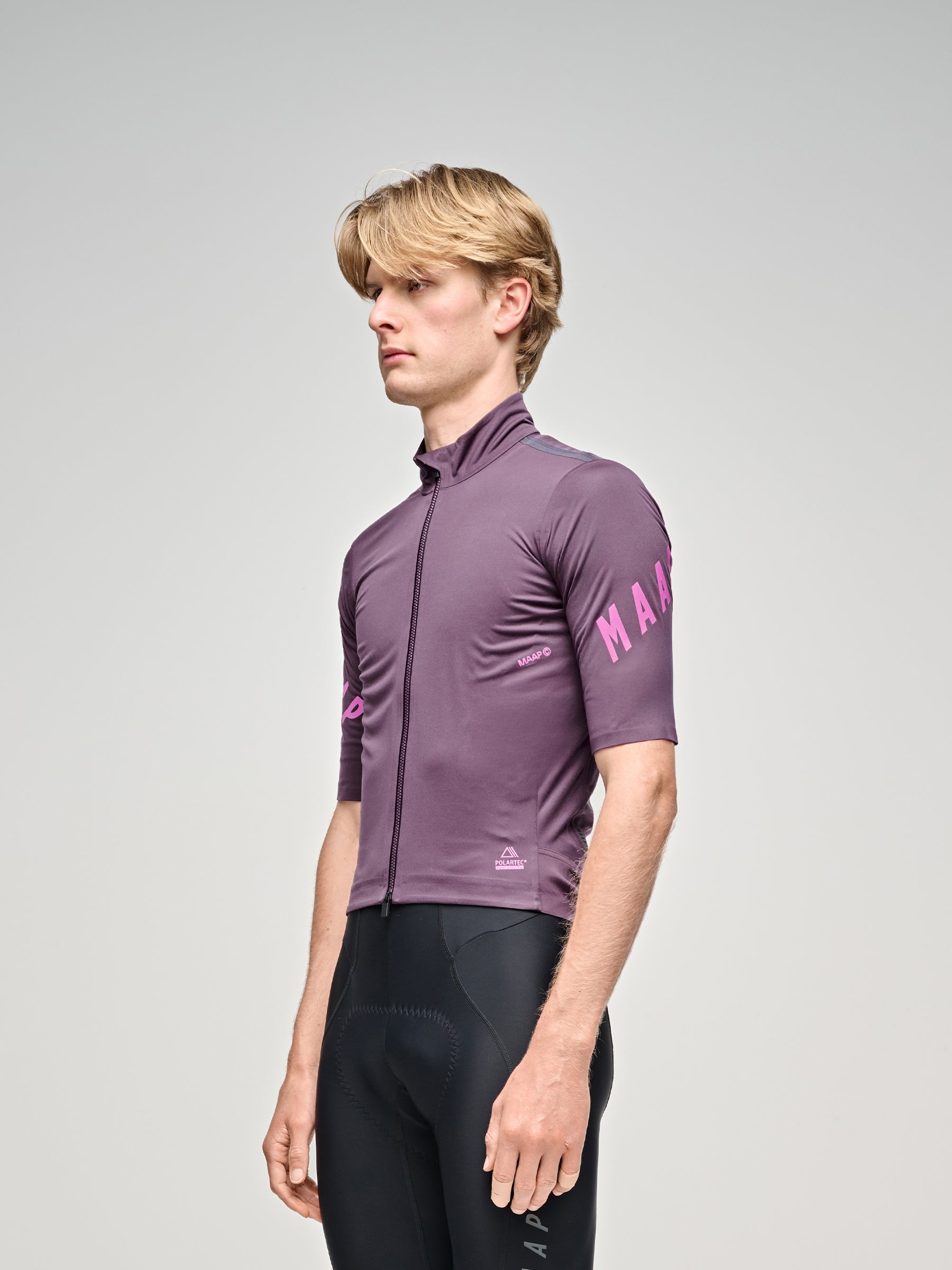 Elements Pro Race SS Jacket color Mulberry (vista 2) - MAAP