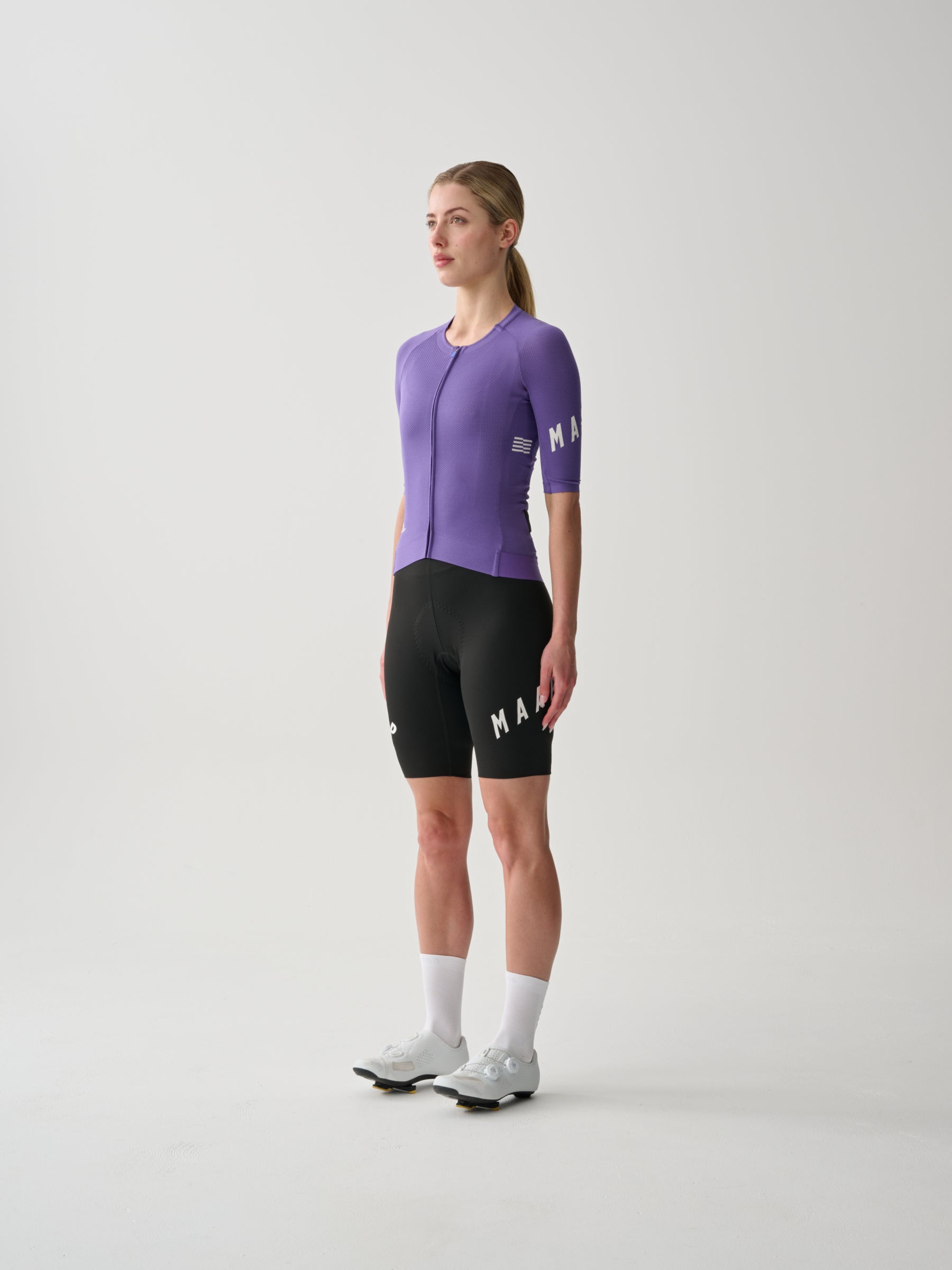 Apex Aeon Bib Short color Black/White (vista 2) - MAAP
