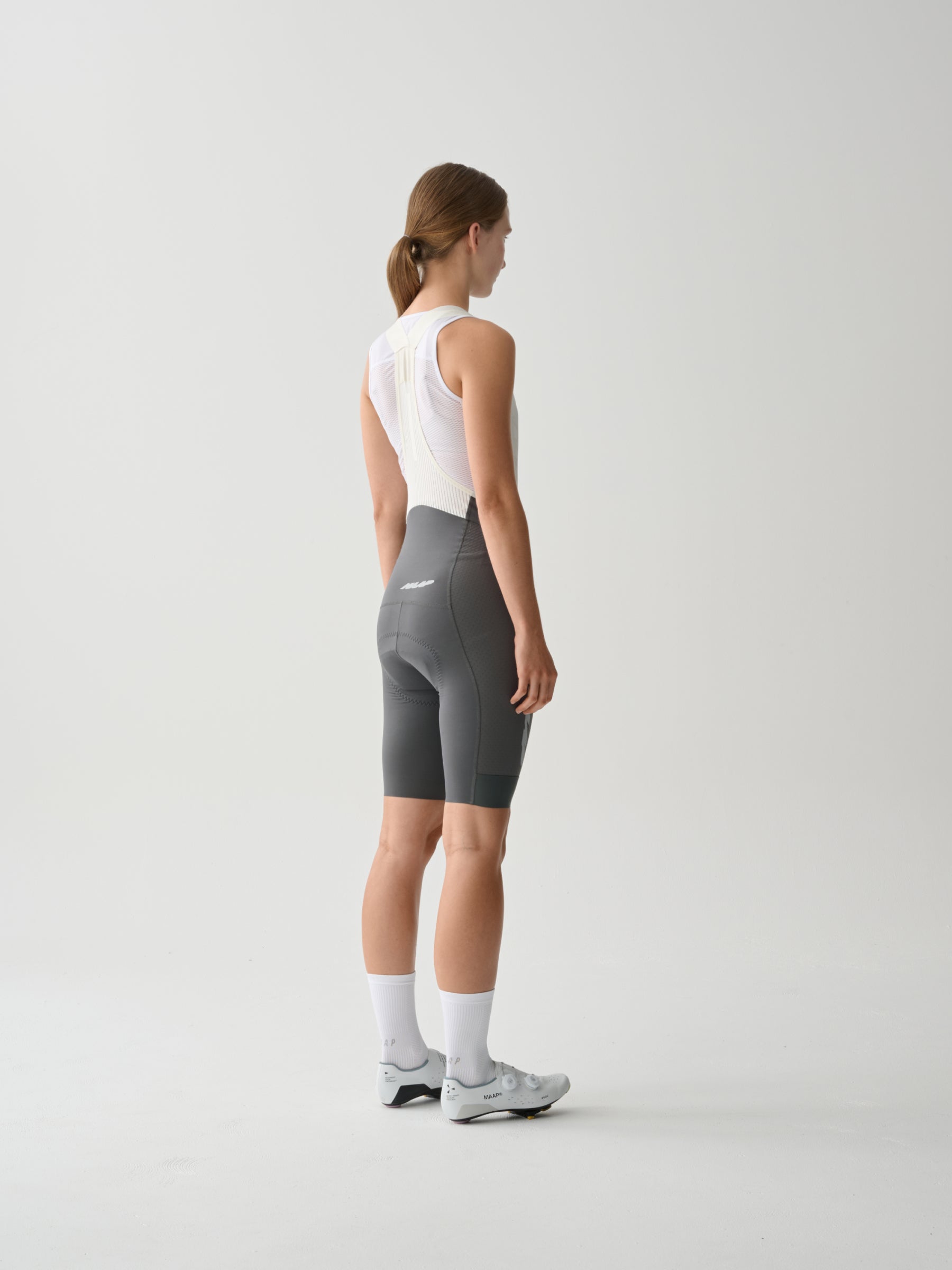Culotte corto de mujer MAAP Eclipse Pro Bib 2.0 en Dark Shadow, vista de detalle #Color_Dark Shadow