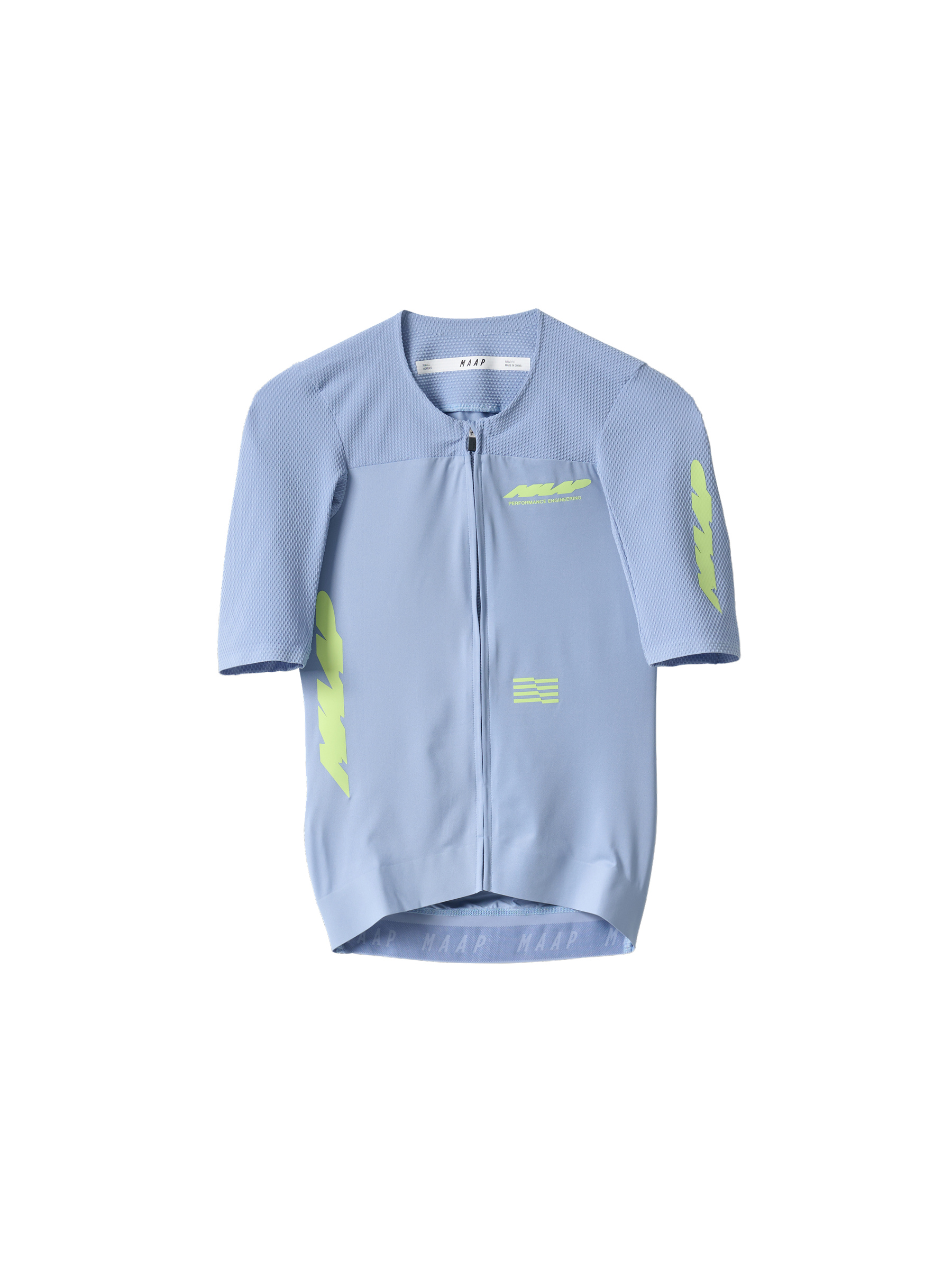 Maillot de mujer MAAP Eclipse Pro Race Jersey en Arctic, producto plano sobre fondo #Color_Arctic