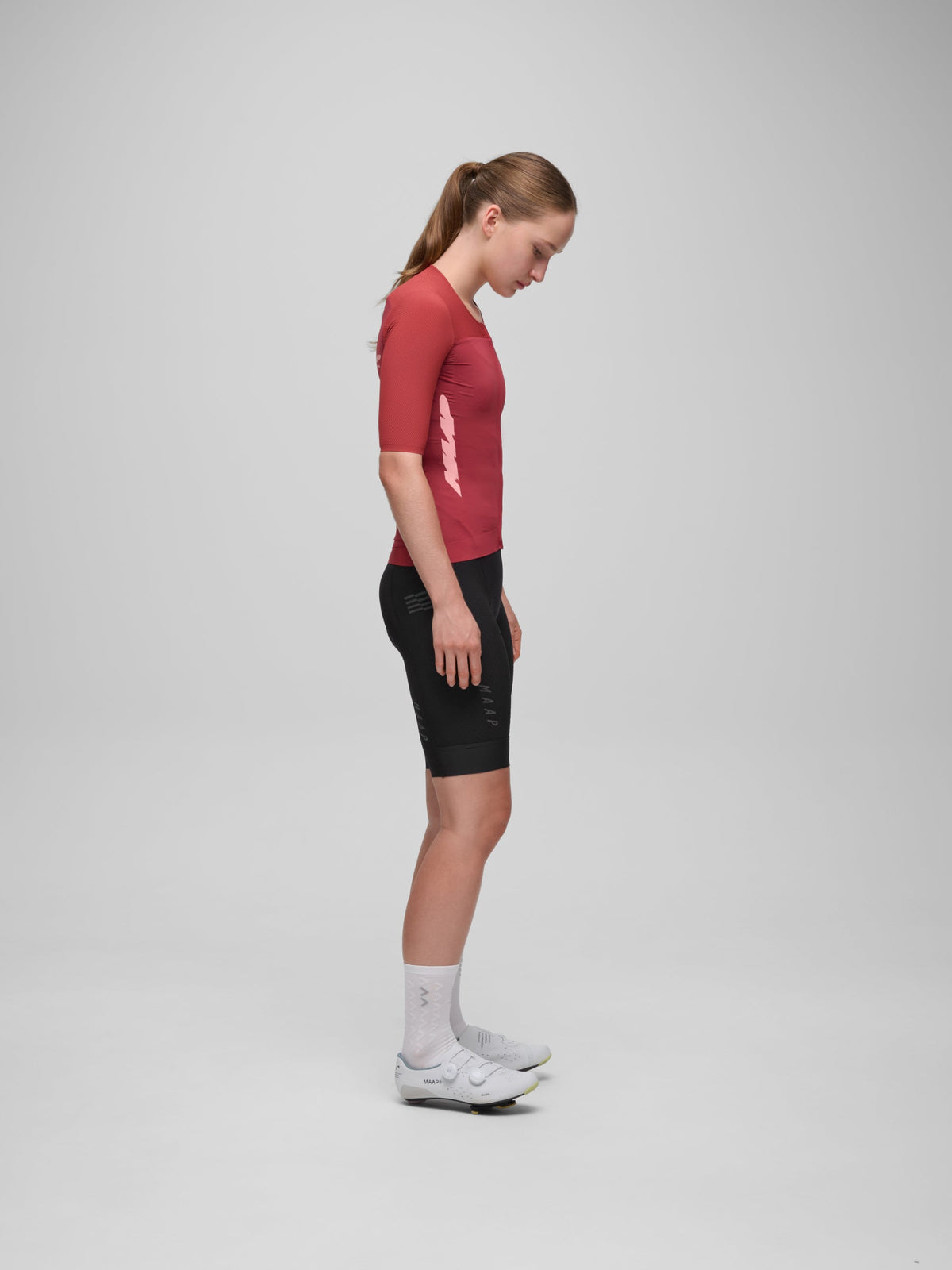 Maillot de mujer MAAP Eclipse Pro Race Jersey en Crimson, vista alternativa #Color_Crimson
