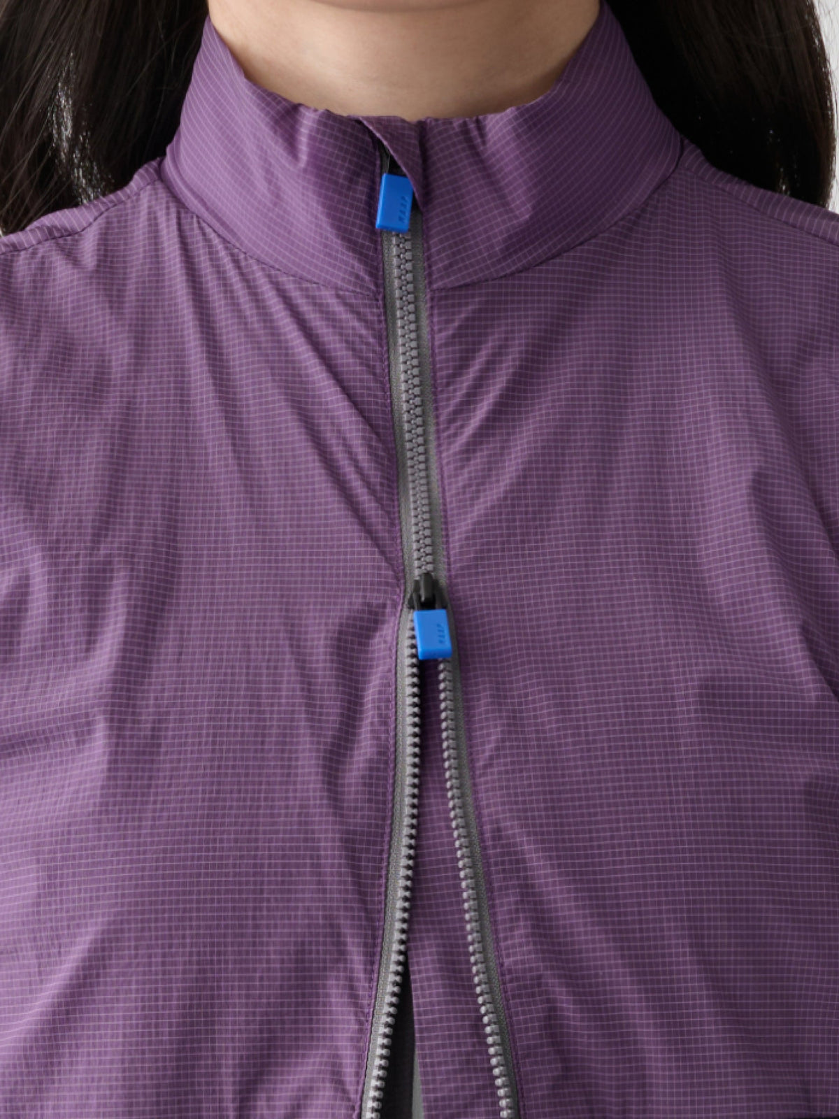 Chaleco de mujer MAAP Alt Road Insulated Vest en Agate, vista trasera #Color_Agate