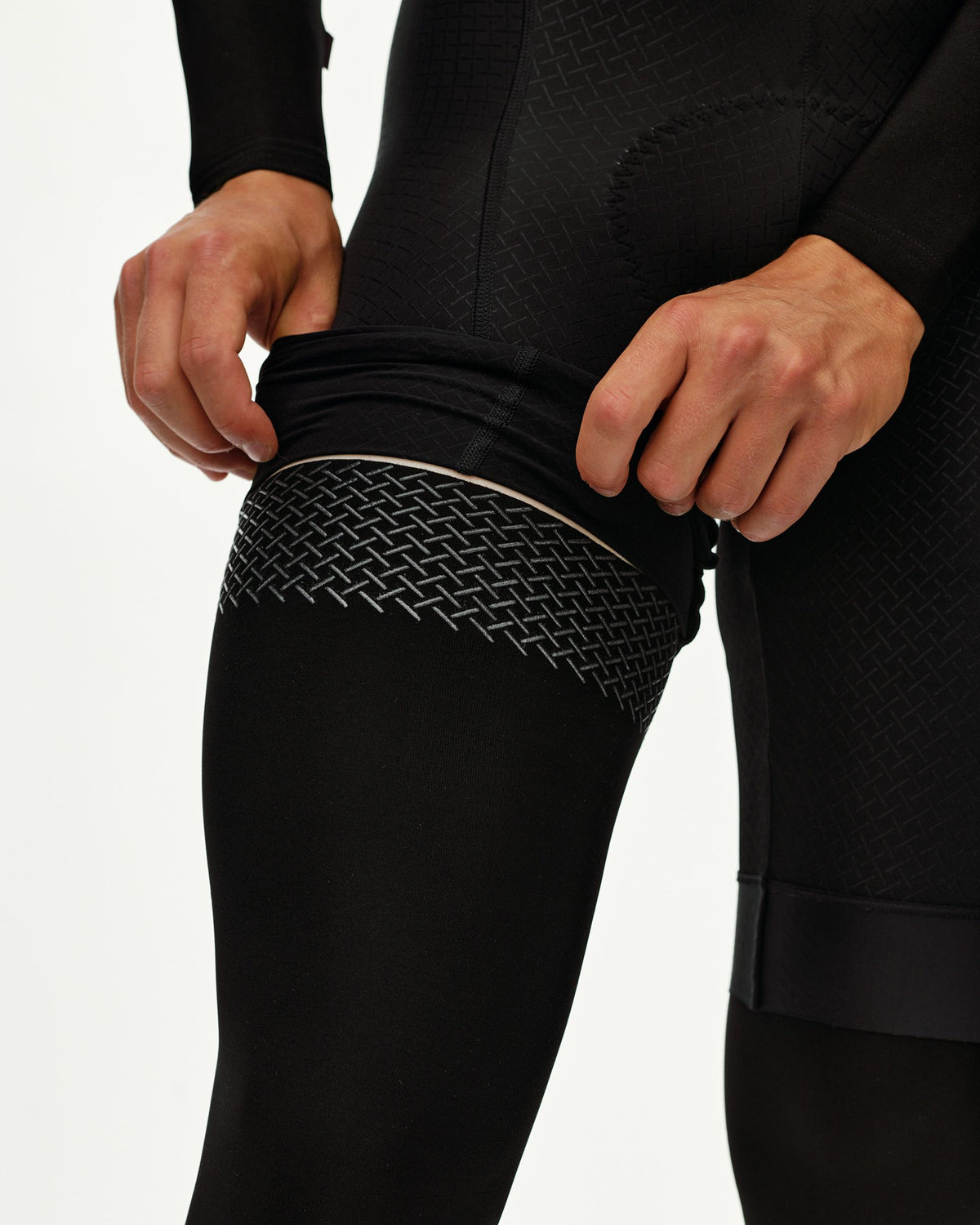 Logo Leg Warmers Black detalle de agarre #Color_Black