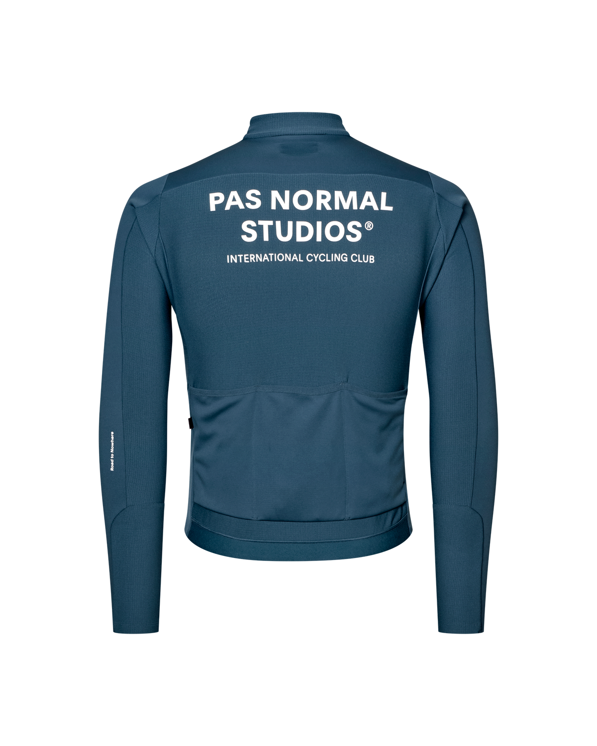 Maillot Largo Pas Normal Studios Mechanism Thermal en Denim Blue, vista trasera #Color_Denim Blue