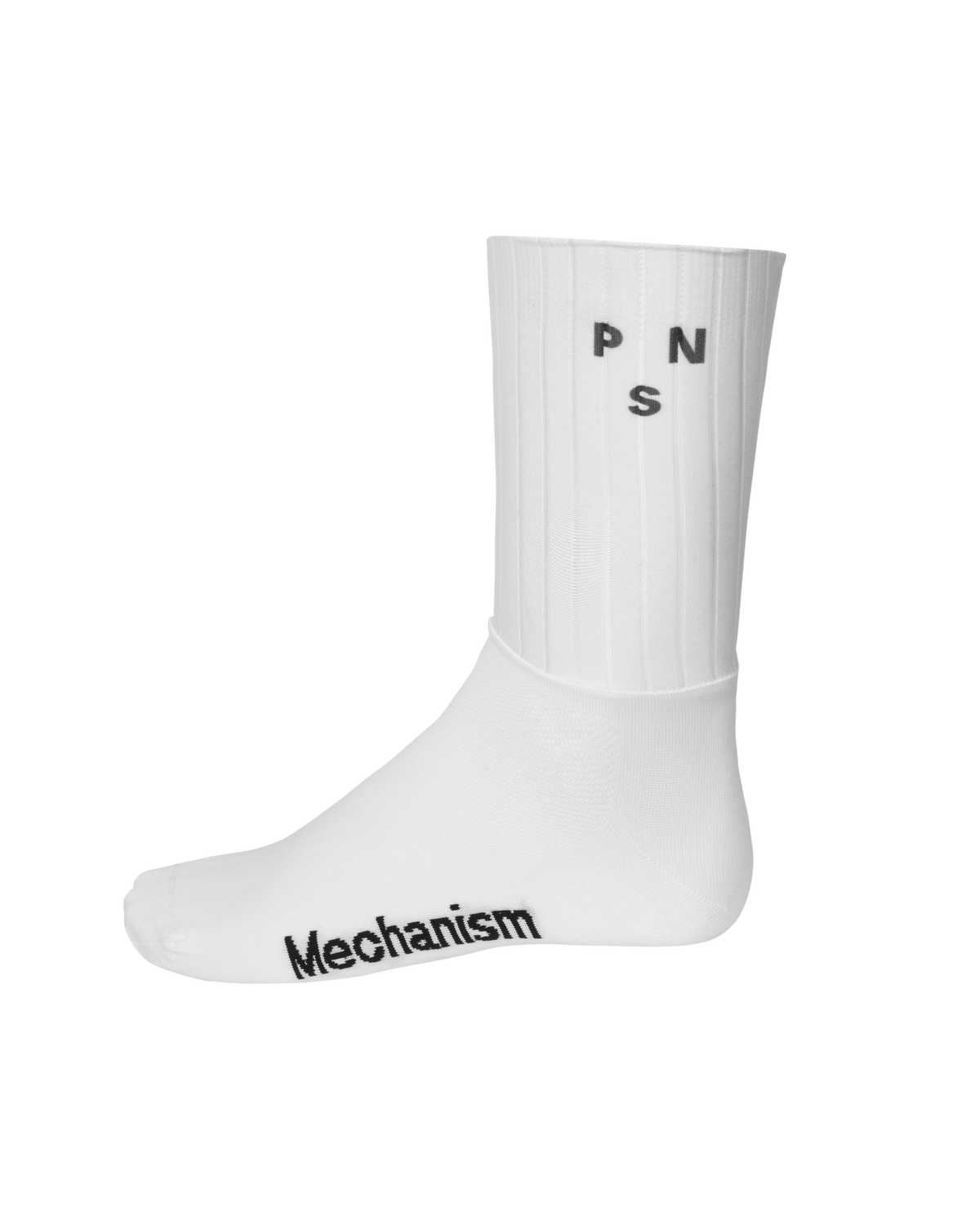Mechanism Aero Socks White en vista plana #Color_White