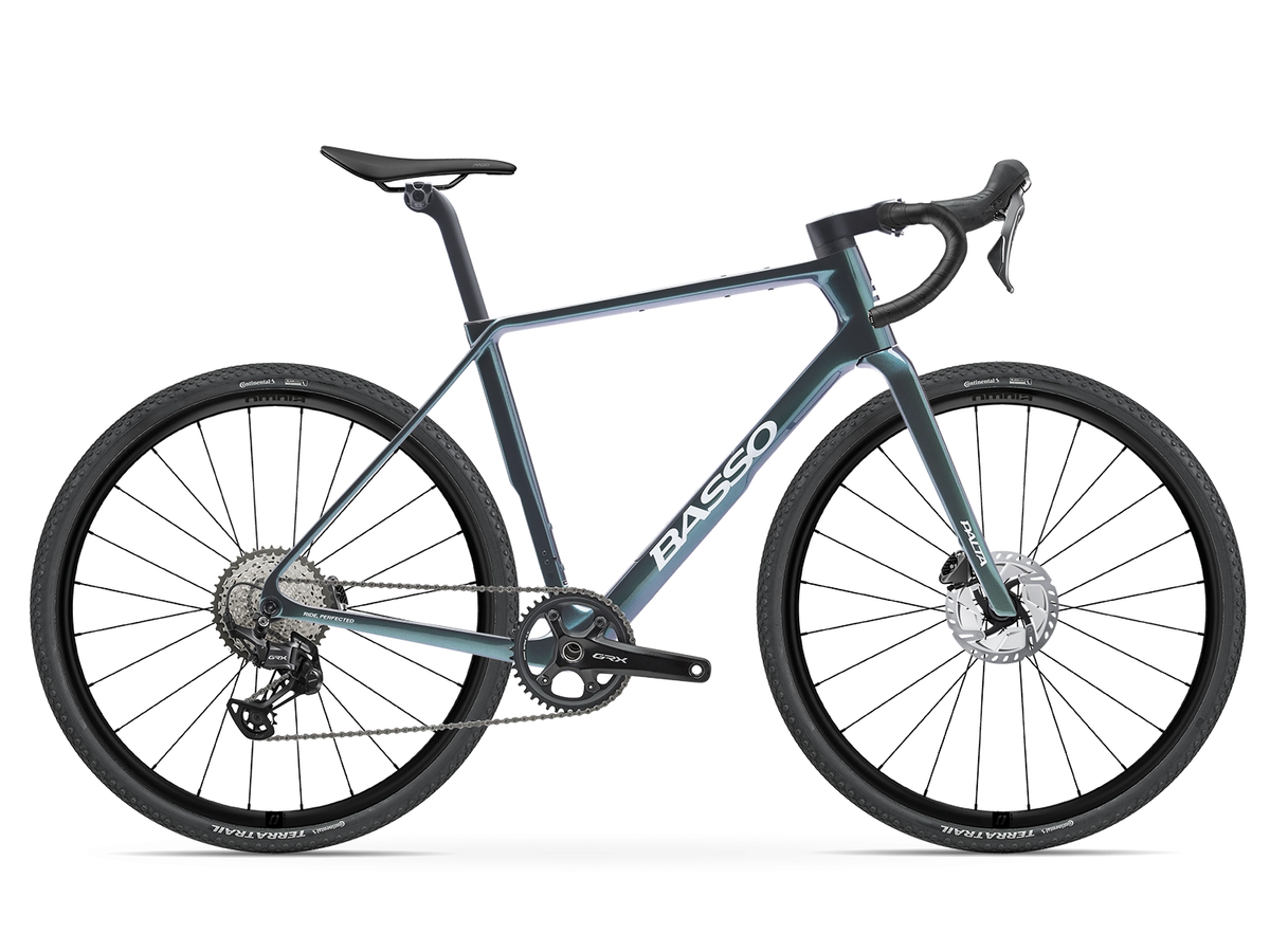 Bicicleta Basso Palta III Shimano GRX 820 1x12 con ruedas Microtech Omnia en color Galaxy Dream